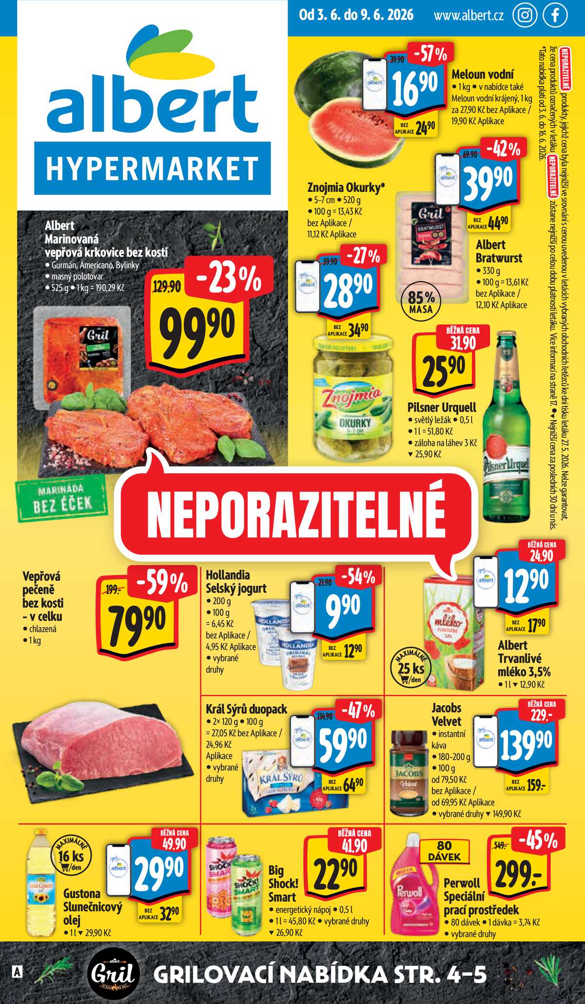 Albert  Hypermarket Jihomoravský od 3.6. do 9.6.2026 strana 1