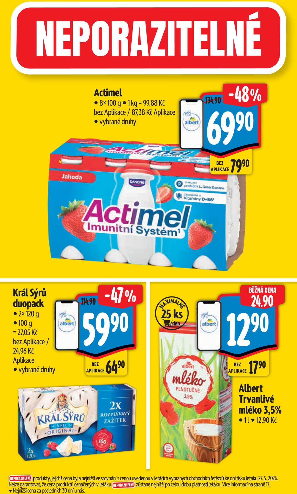 Albert  Hypermarket Jihomoravský od 3.6. do 9.6.2026