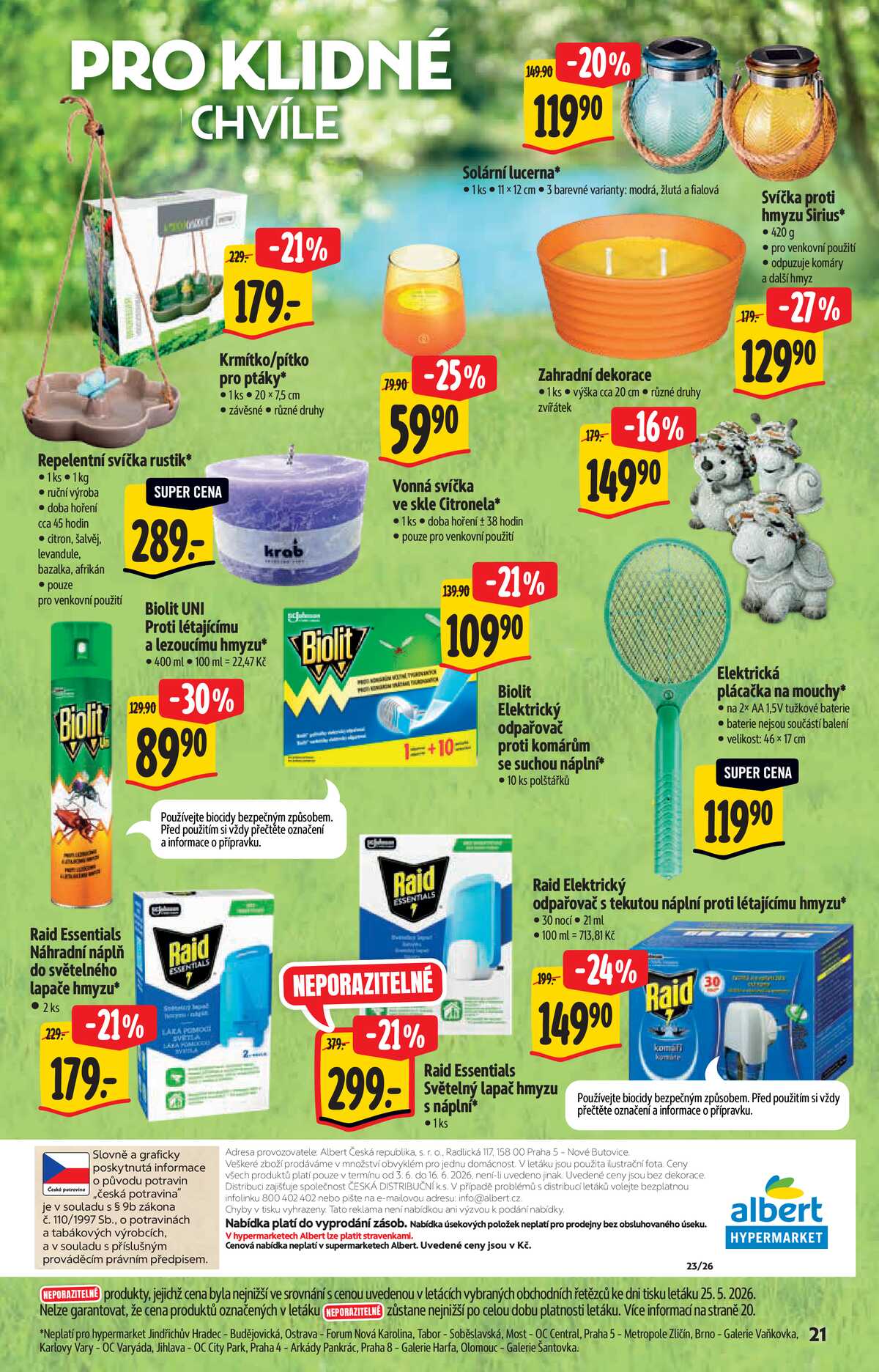 Albert  Hypermarket katalog Léto od 3.6. do 16.6.2026 strana 21