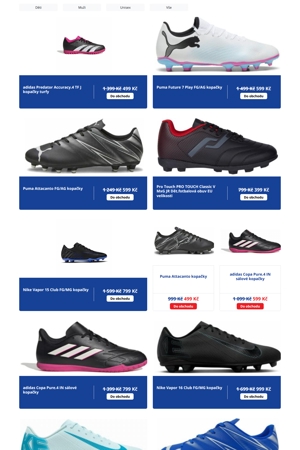 Intersport Kopačky a míče - 1. 6. 2026