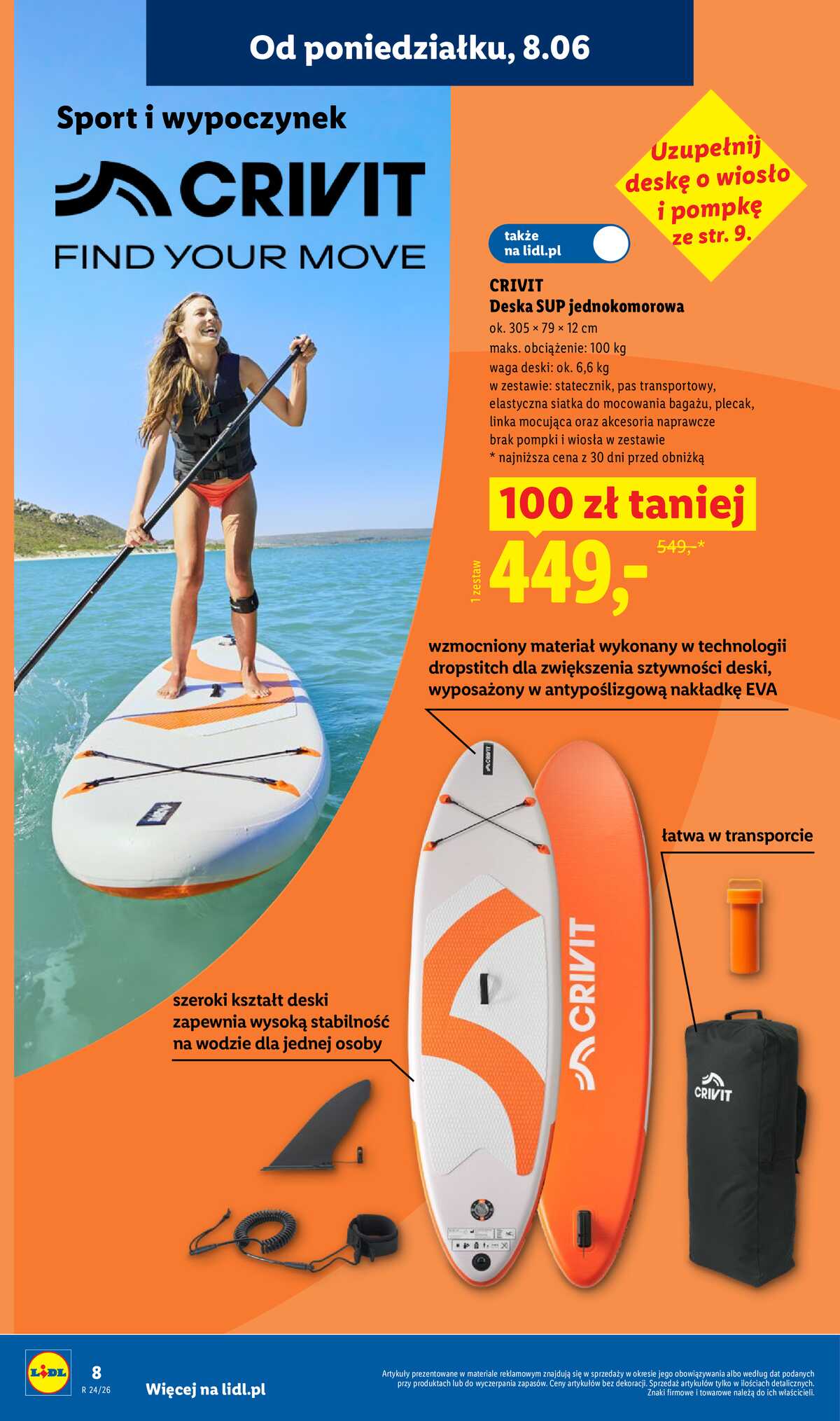 Leták Lidl Polsko 8.6.-13.6.2026 - Katalog platný od 8.06 strana 8