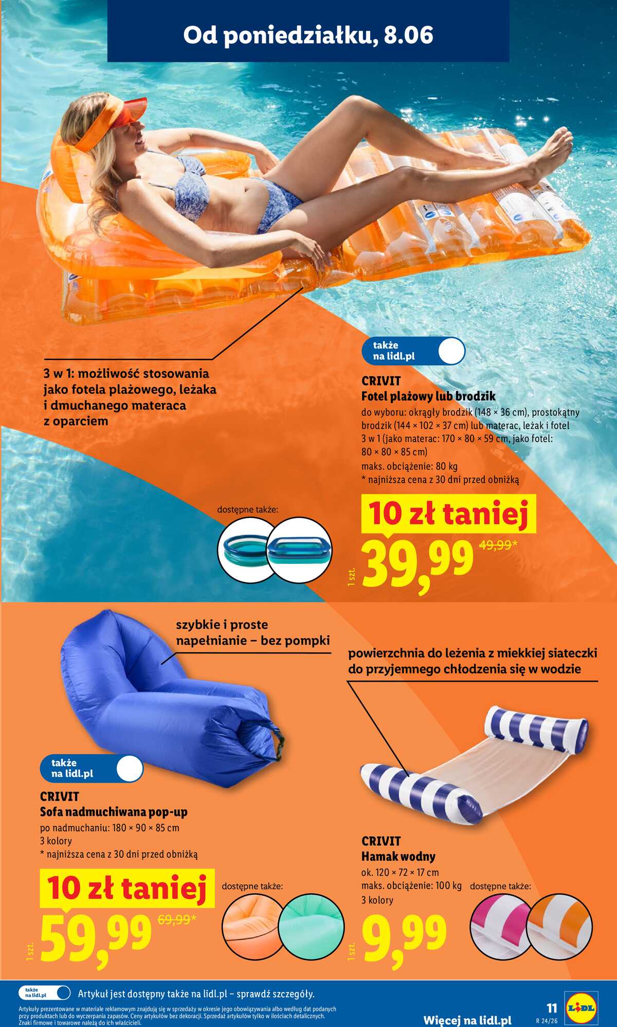 Leták Lidl Polsko 8.6.-13.6.2026 - Katalog platný od 8.06 strana 11