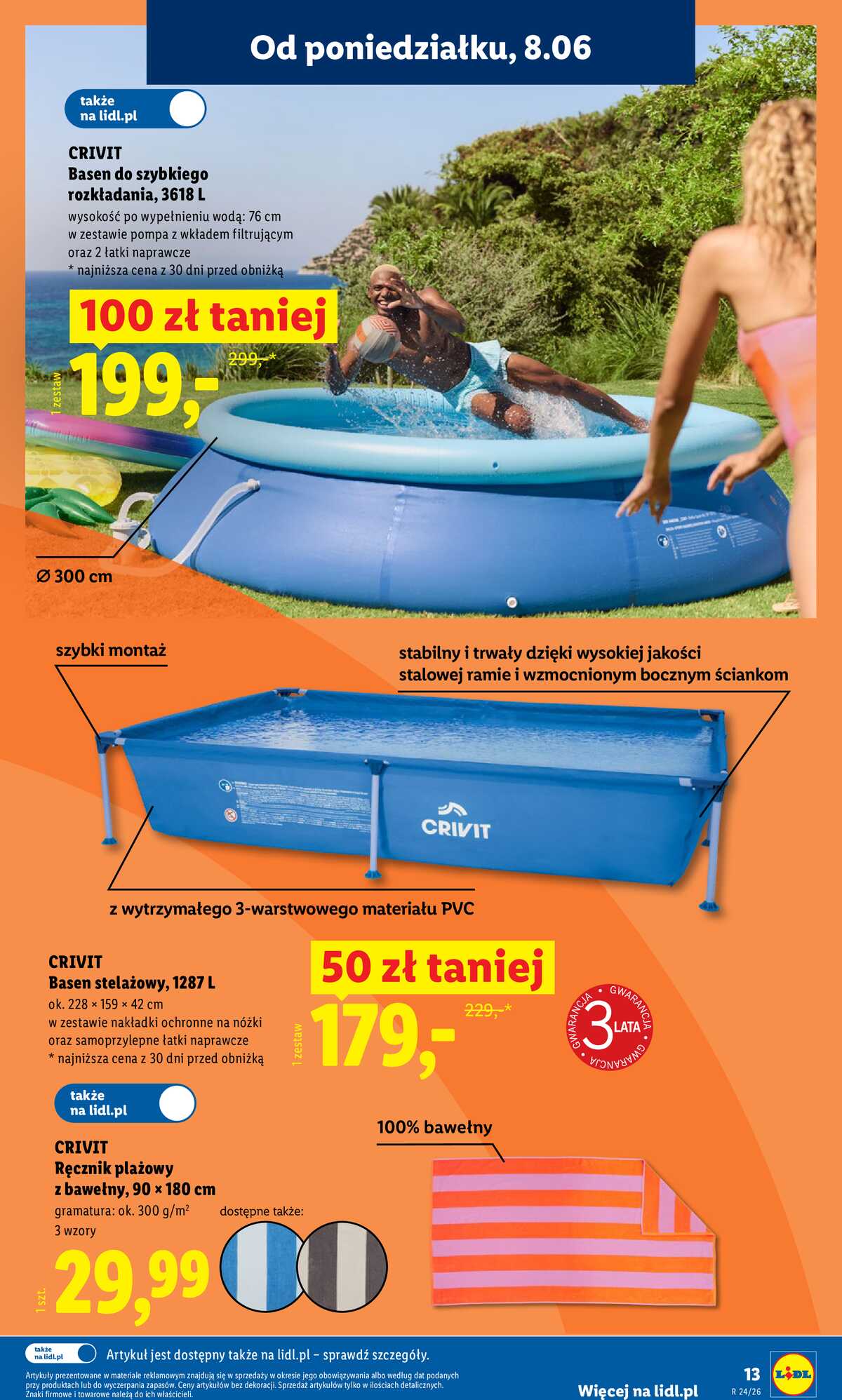 Leták Lidl Polsko 8.6.-13.6.2026 - Katalog platný od 8.06 strana 13