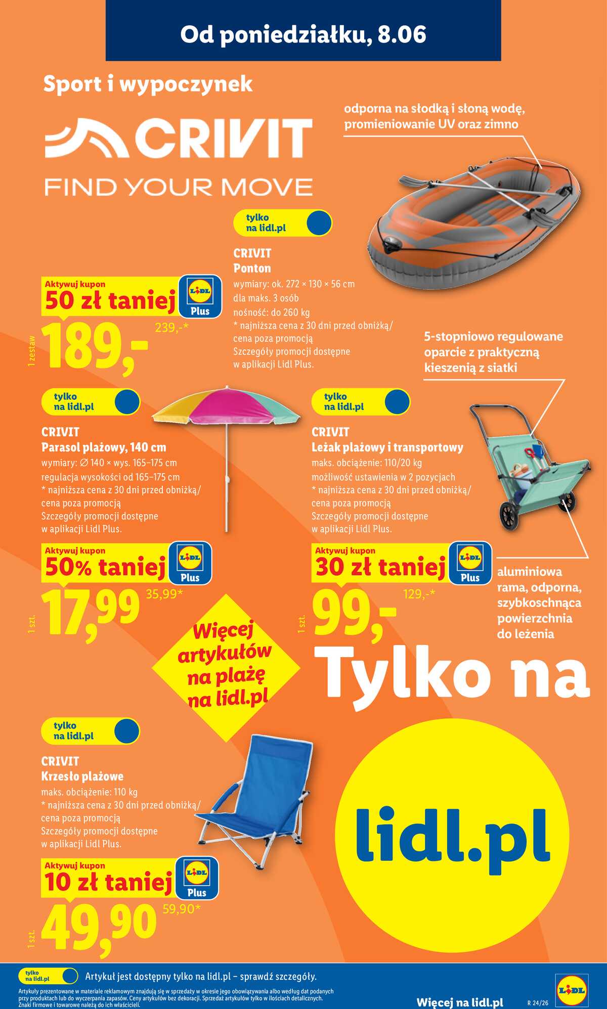 Leták Lidl Polsko 8.6.-13.6.2026 - Katalog platný od 8.06 strana 15