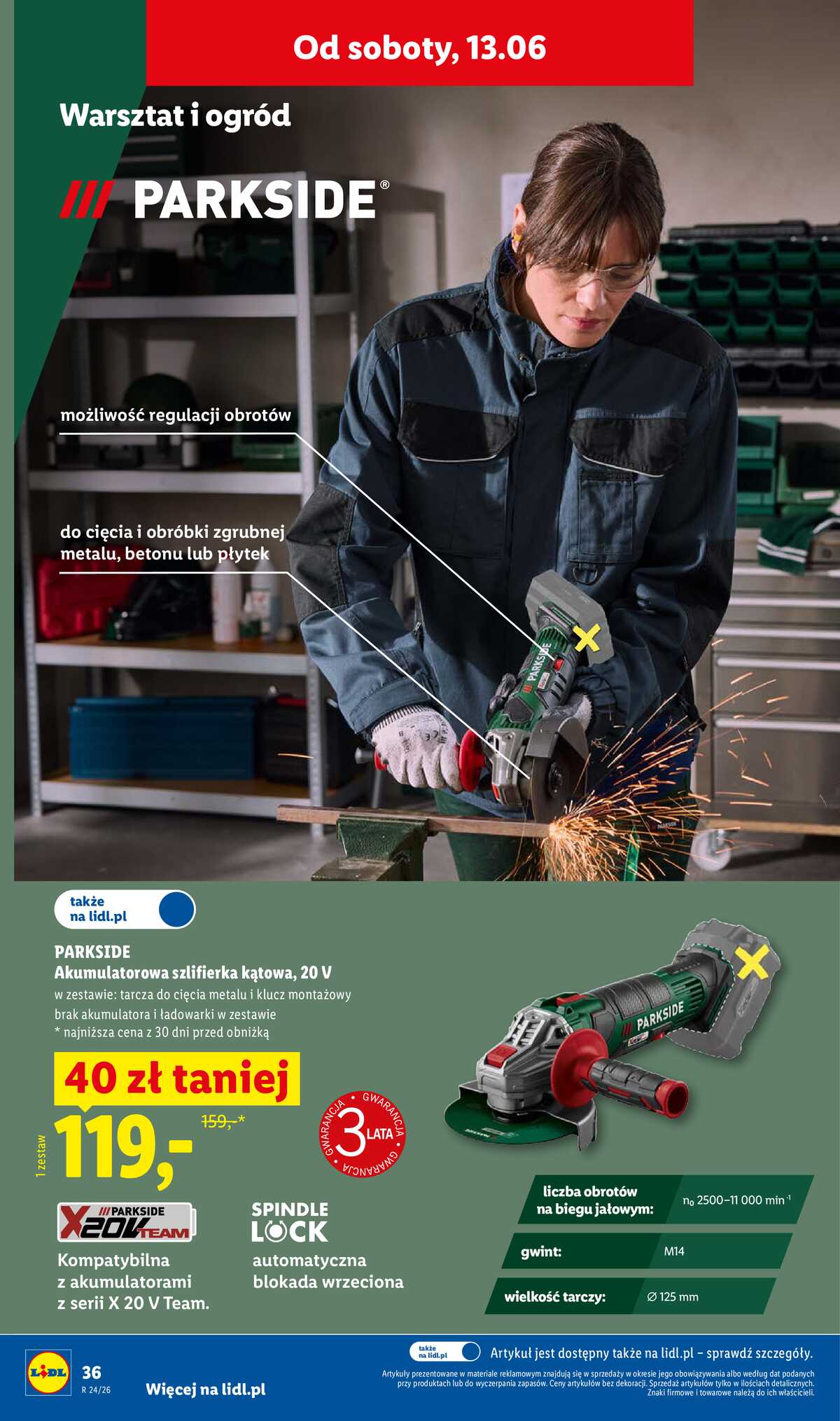 Leták Lidl Polsko 8.6.-13.6.2026 - Katalog platný od 8.06 strana 40