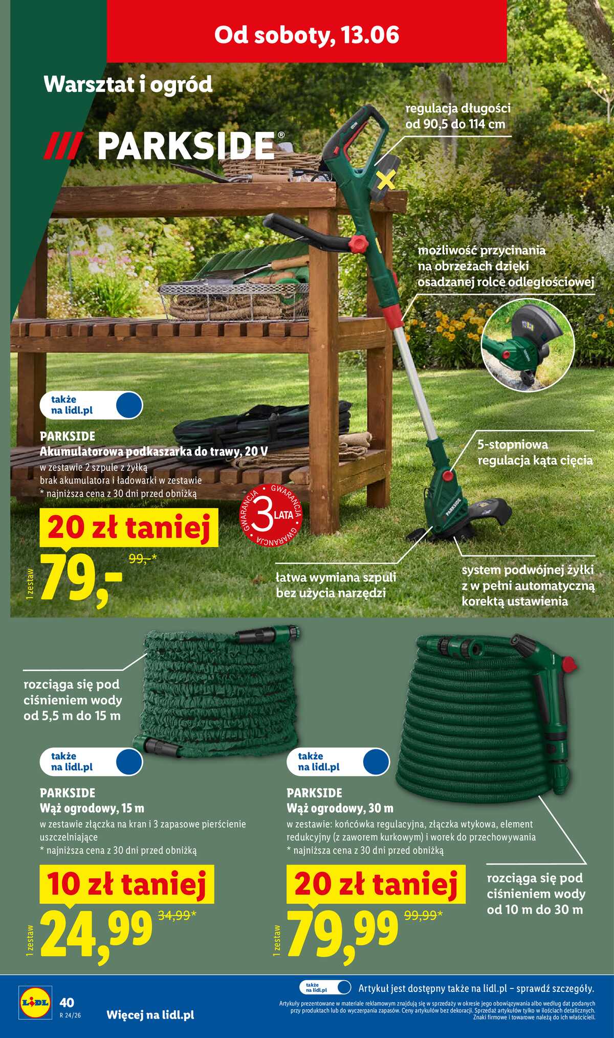Leták Lidl Polsko 8.6.-13.6.2026 - Katalog platný od 8.06 strana 44