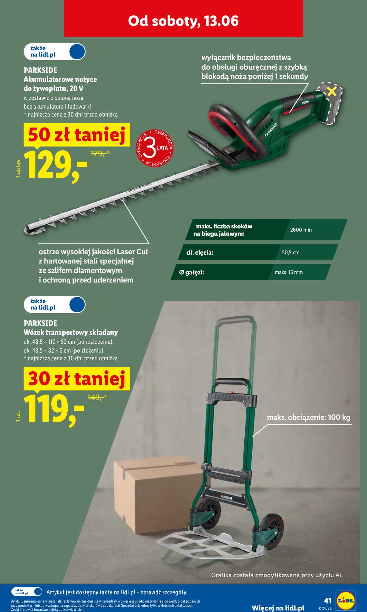 Leták Lidl Polsko 8.6.-13.6.2026 - Katalog platný od 8.06 strana 45