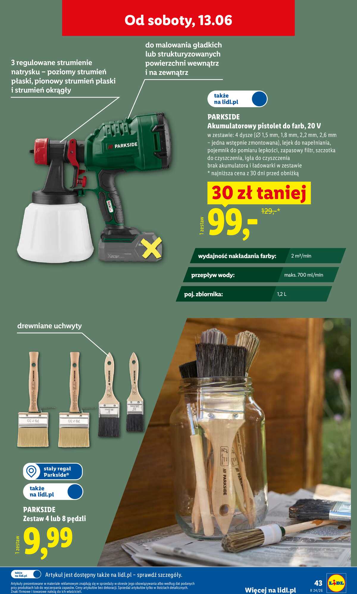 Leták Lidl Polsko 8.6.-13.6.2026 - Katalog platný od 8.06 strana 47