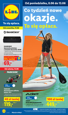 Leták Lidl Polsko 8.6.-13.6.2026 - Katalog platný od 8.06