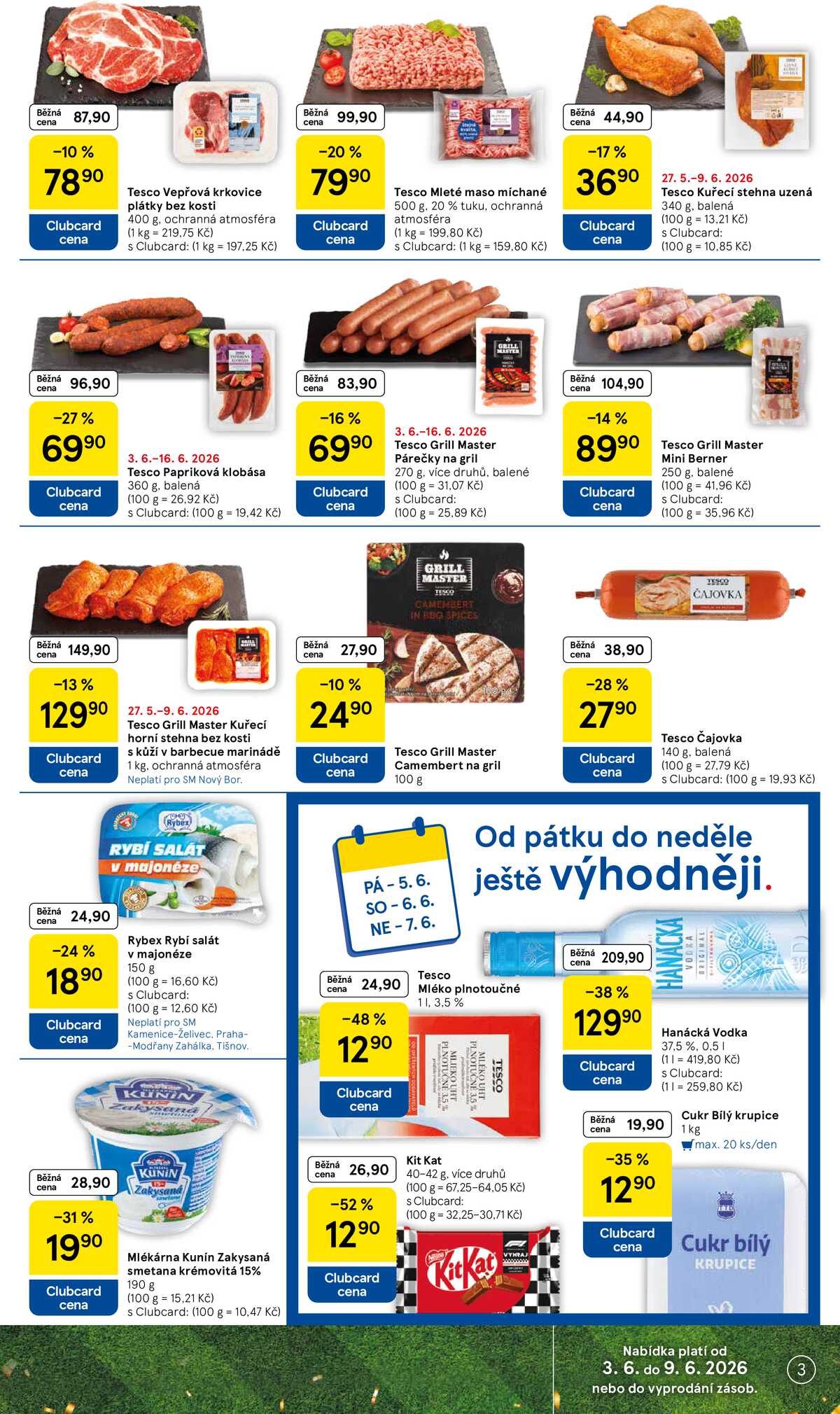 Tesco supermarkety od 3.6. do 9.6.2026 strana 3