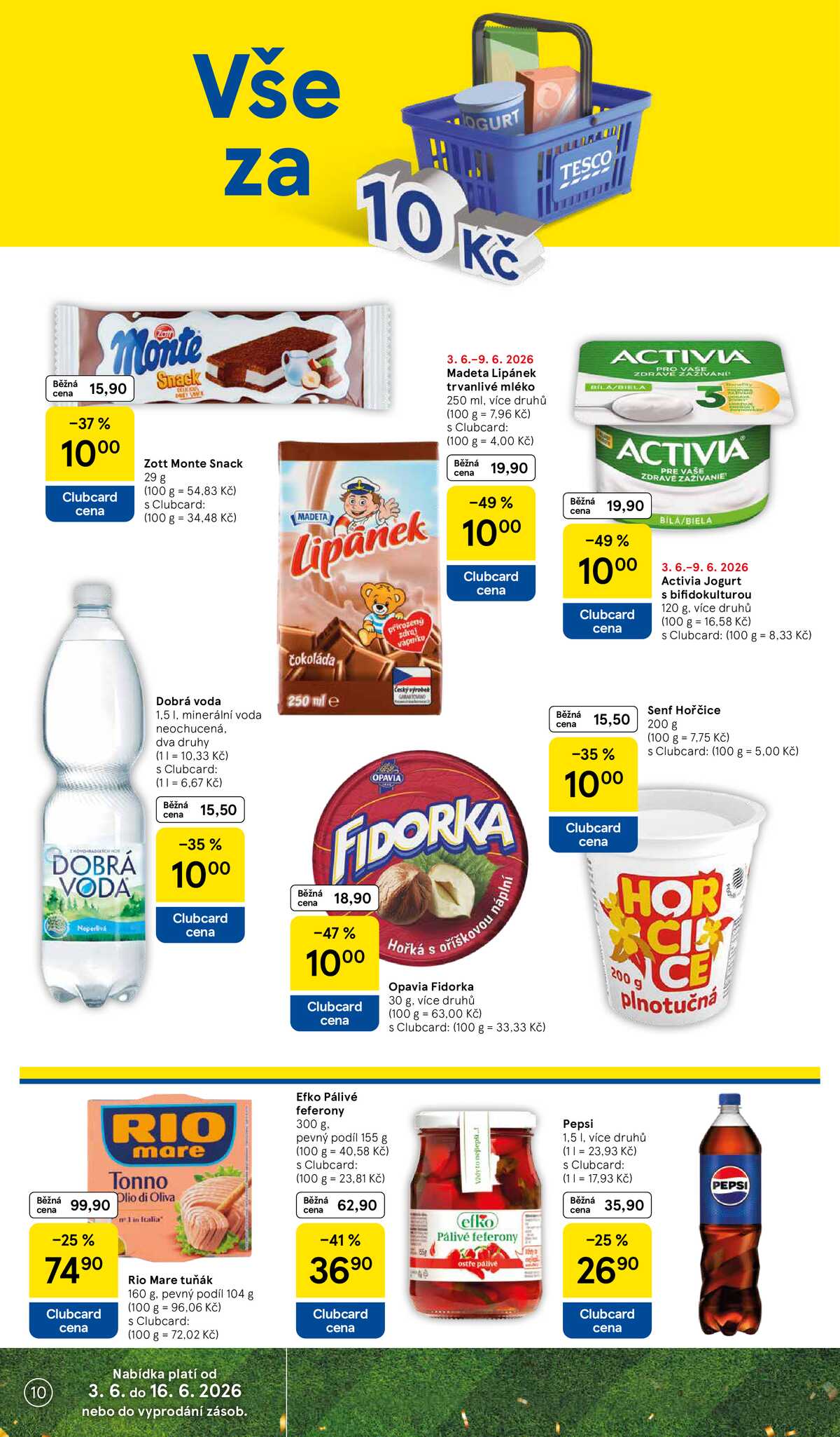 Tesco supermarkety od 3.6. do 9.6.2026 strana 10