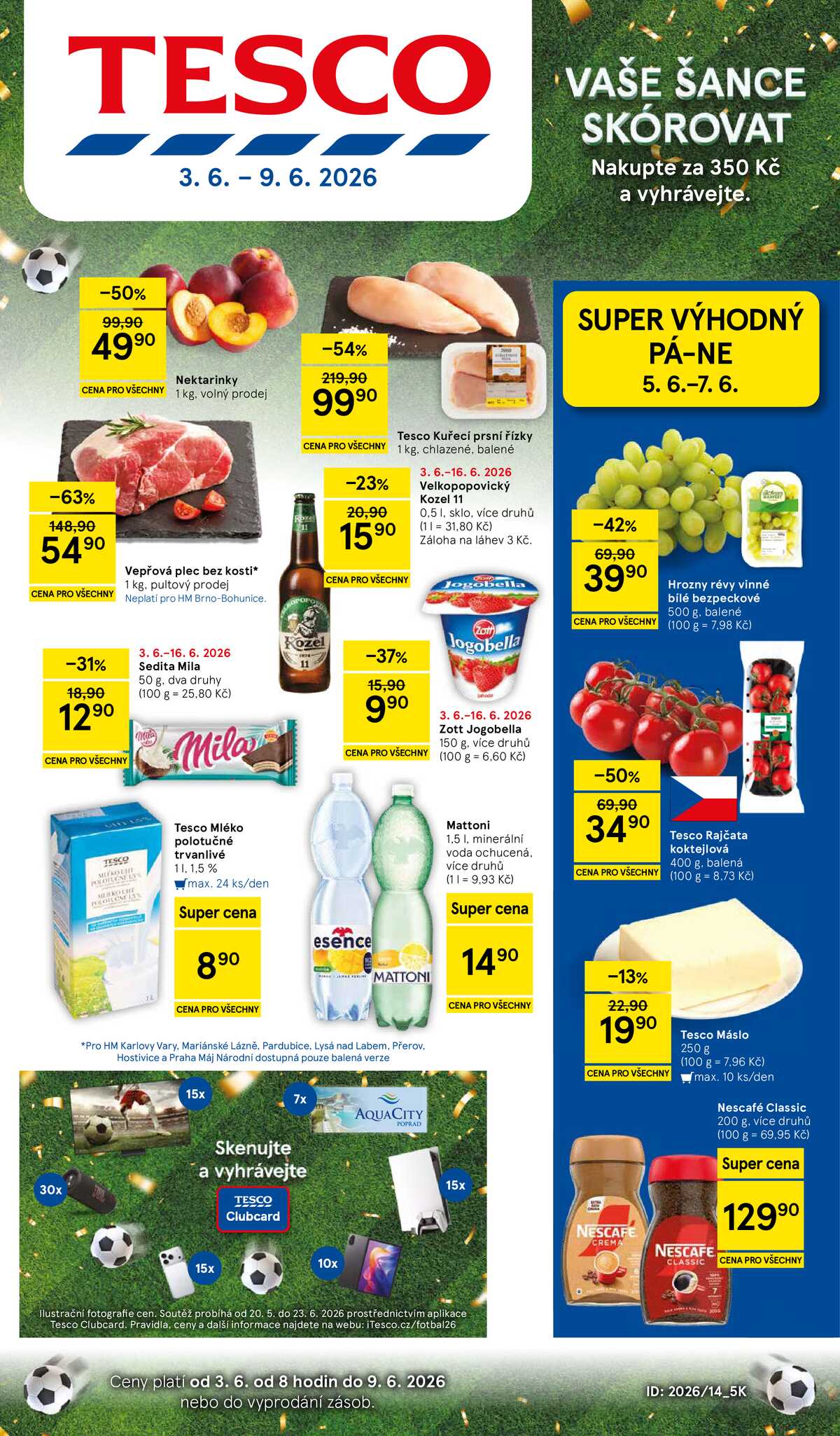 Tesco malé hypermarkety od 3.6. do 9.6.2026 strana 1