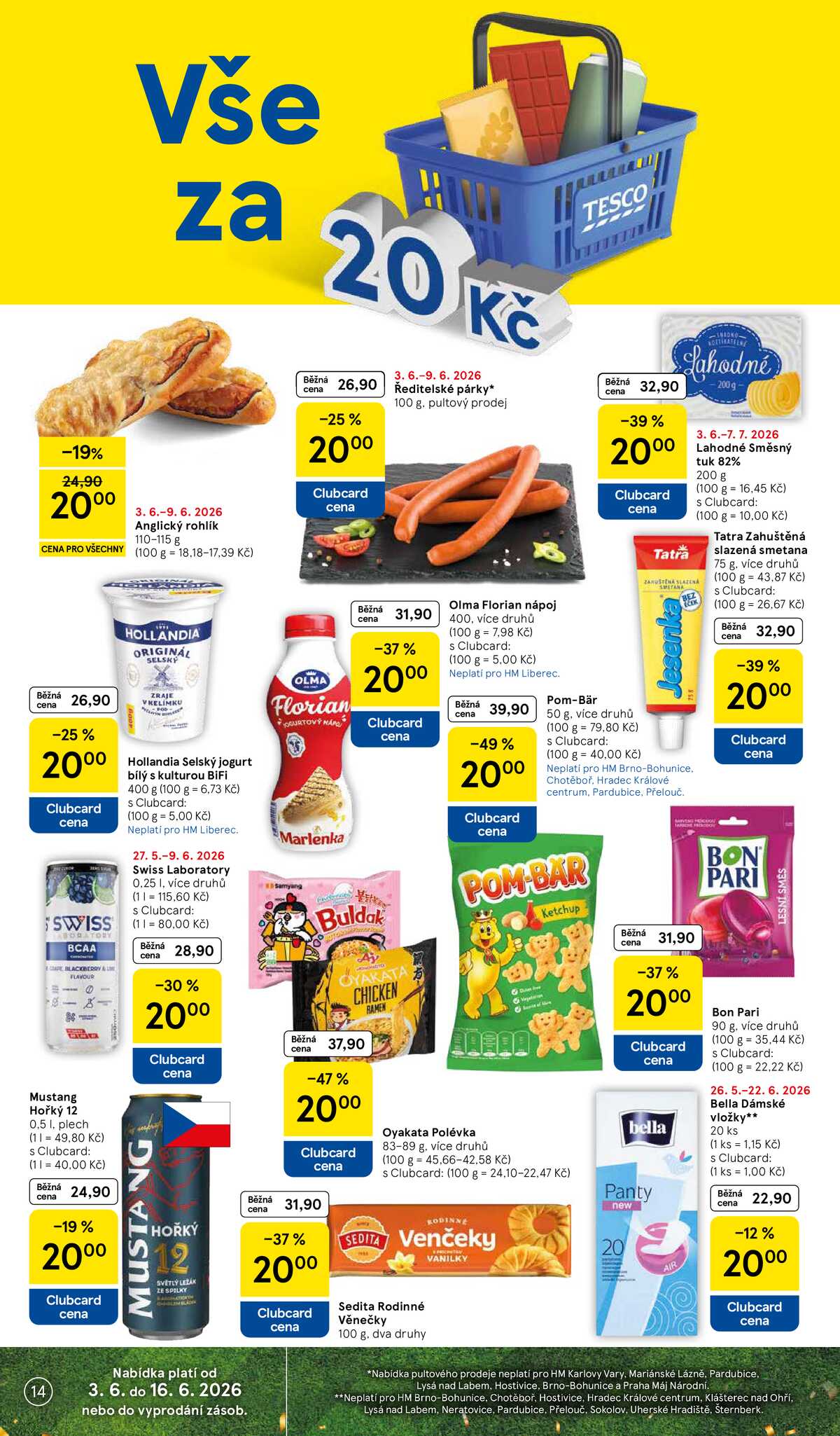 Tesco malé hypermarkety od 3.6. do 9.6.2026 strana 14