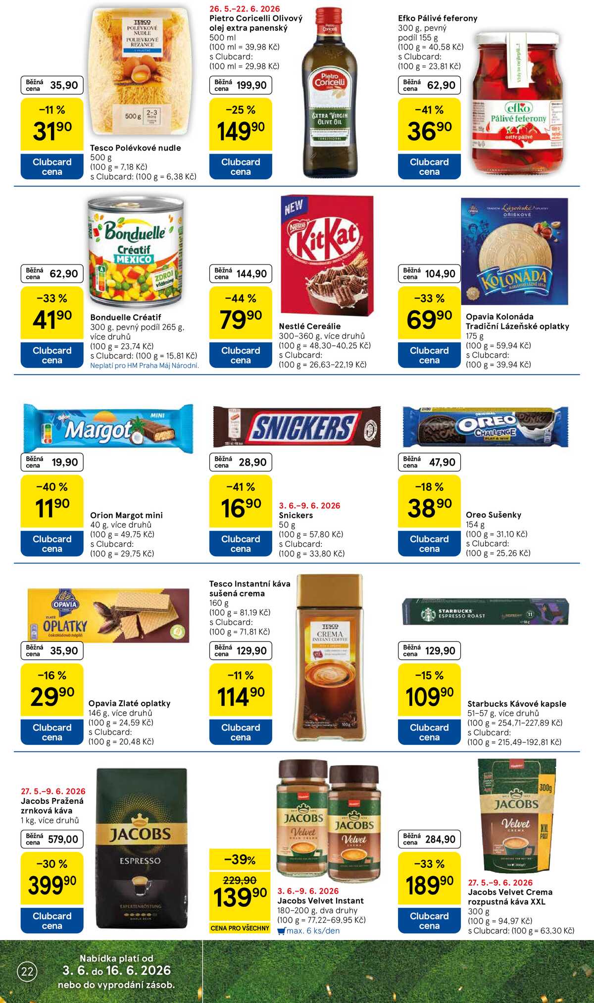 Tesco malé hypermarkety od 3.6. do 9.6.2026 strana 22