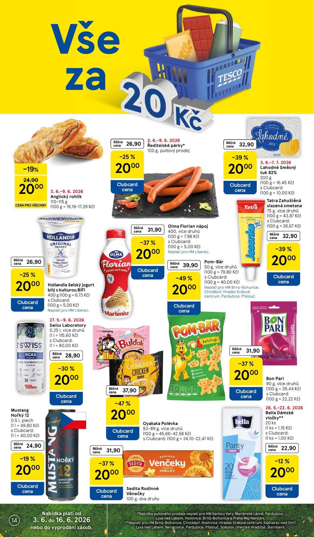 Tesco malé hypermarkety od 3.6. do 9.6.2026