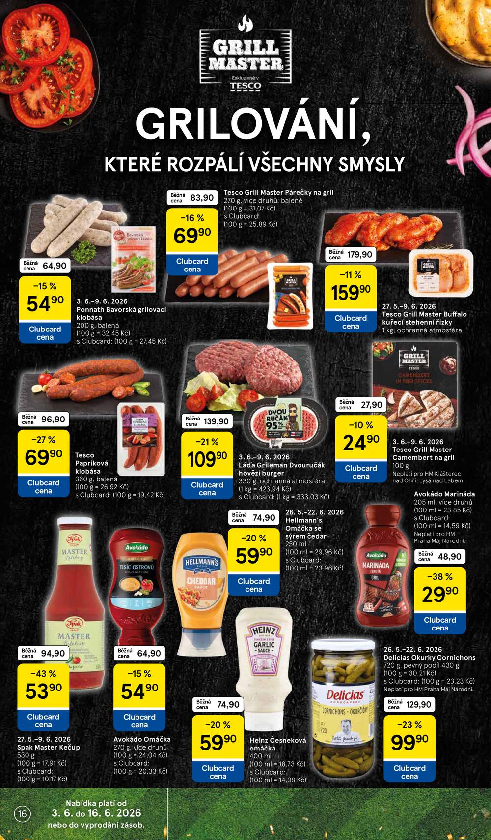 Tesco malé hypermarkety od 3.6. do 9.6.2026