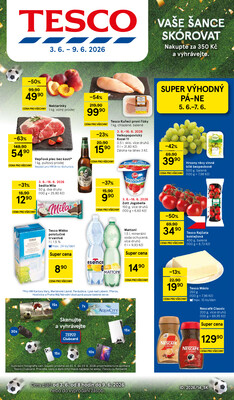 Tesco malé hypermarkety od 3.6. do 9.6.2026
