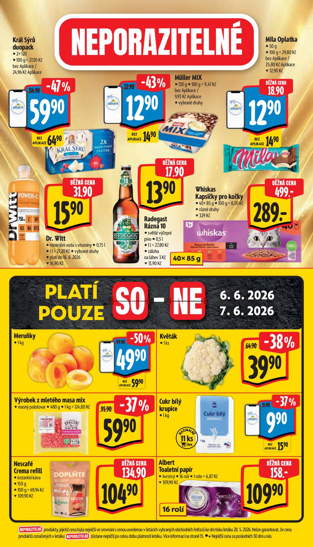 Albert Supermarket Jihomoravský od 3.6. do 9.6.2026