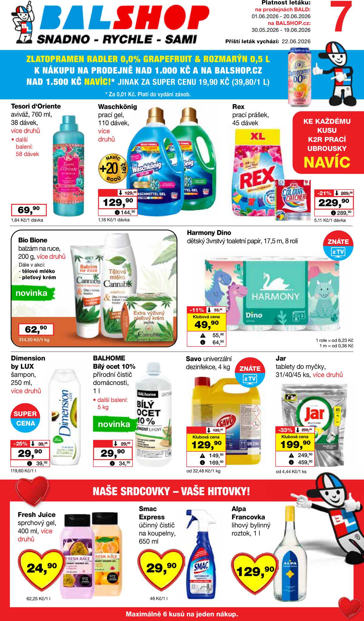 Barvy a laky drogerie od 30.5. do 19.6.2026 strana 1