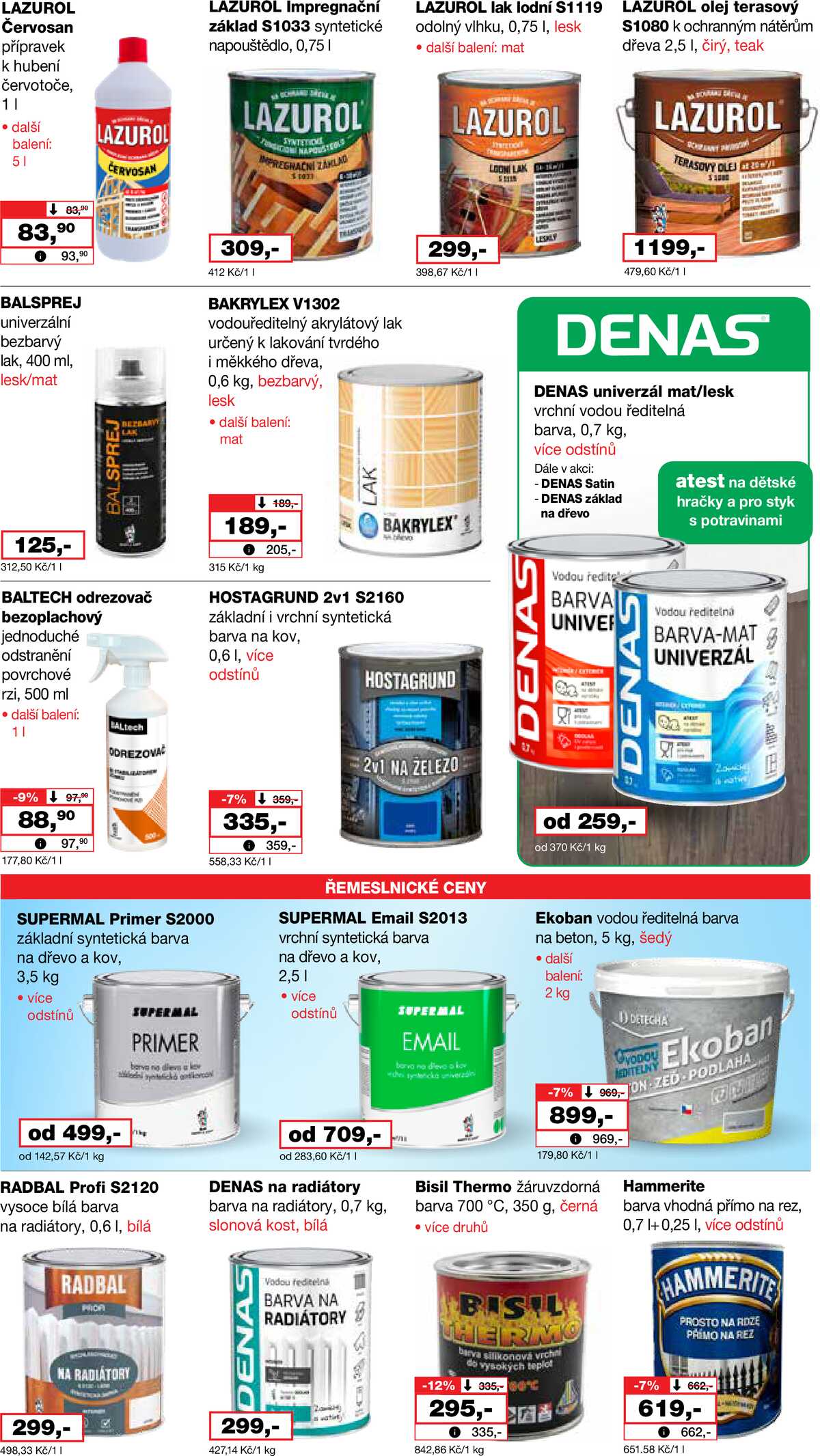 Barvy a laky drogerie od 30.5. do 19.6.2026 strana 6