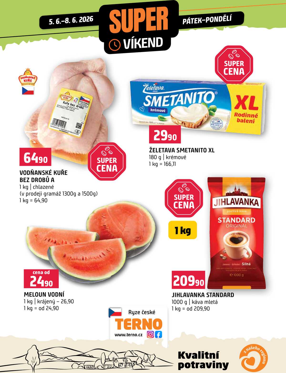 Terno Víkendová akce od 5.6. do 8.6.2026 strana 1