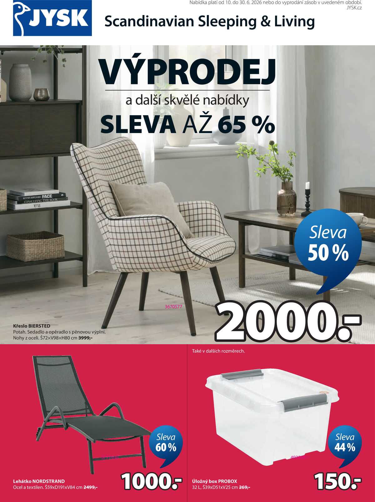 Jysk od 10.6. do 30.6.2026 strana 1