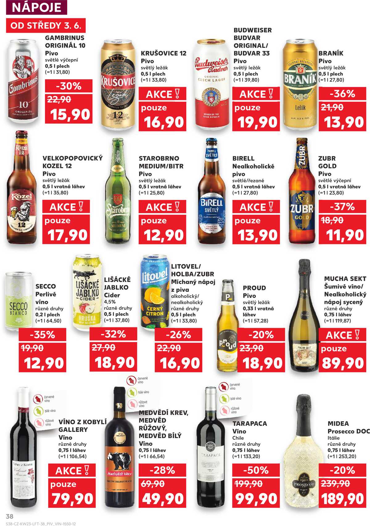 Kaufland 3.6. - 9.6. - Kaufland - Praha - Horní Měcholupy strana 38