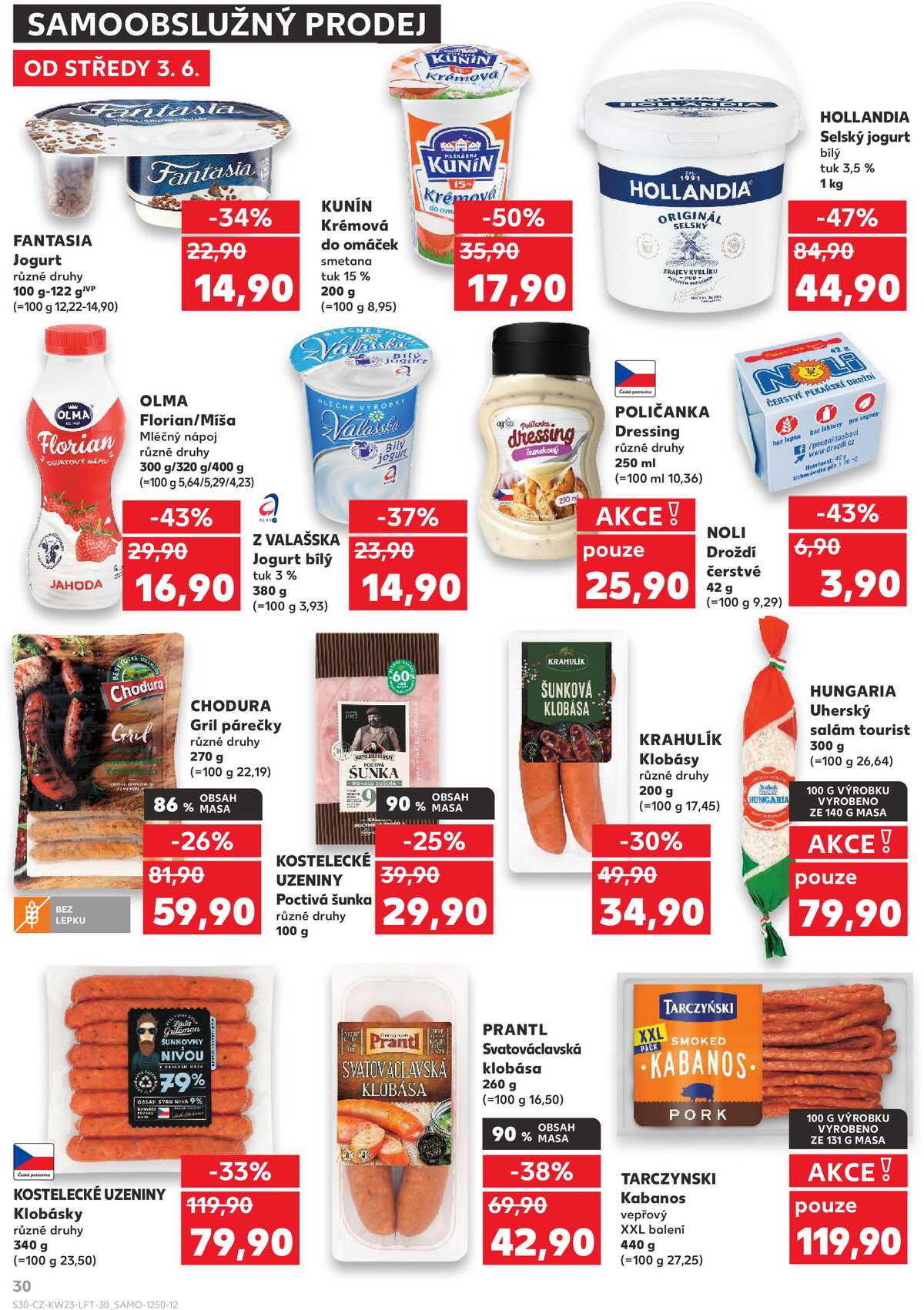 Kaufland 3.6. - 9.6. - Kaufland - Čáslav strana 30