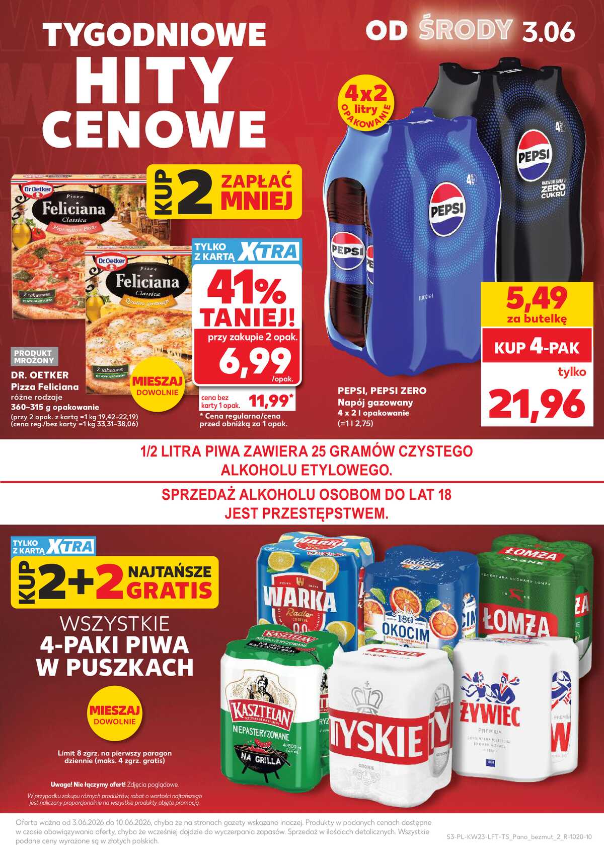 Leták Kaufland Polsko 3.6.-10.6.2026 - Noviny týdne strana 3