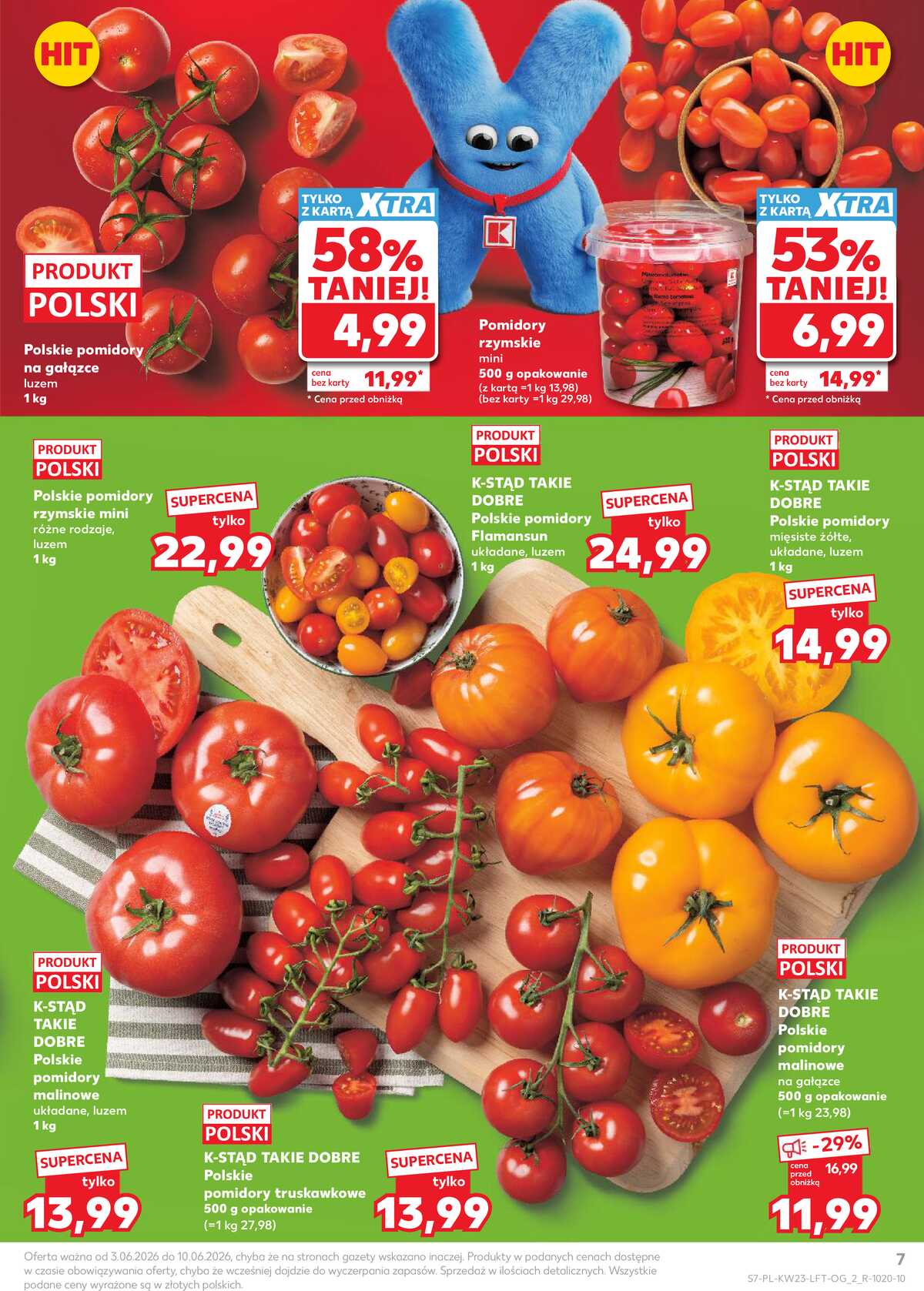 Leták Kaufland Polsko 3.6.-10.6.2026 - Noviny týdne strana 7