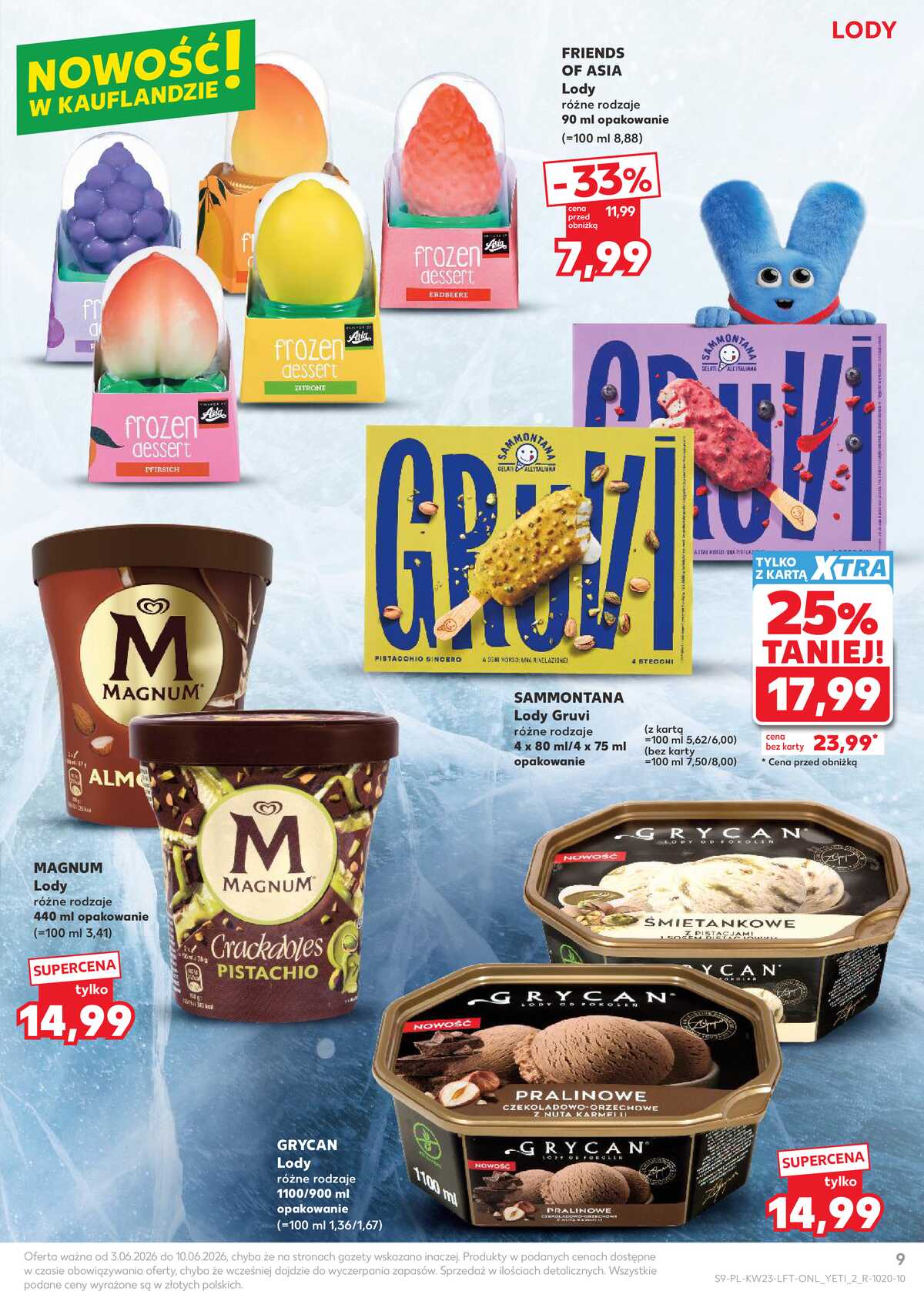 Leták Kaufland Polsko 3.6.-10.6.2026 - Noviny týdne strana 9