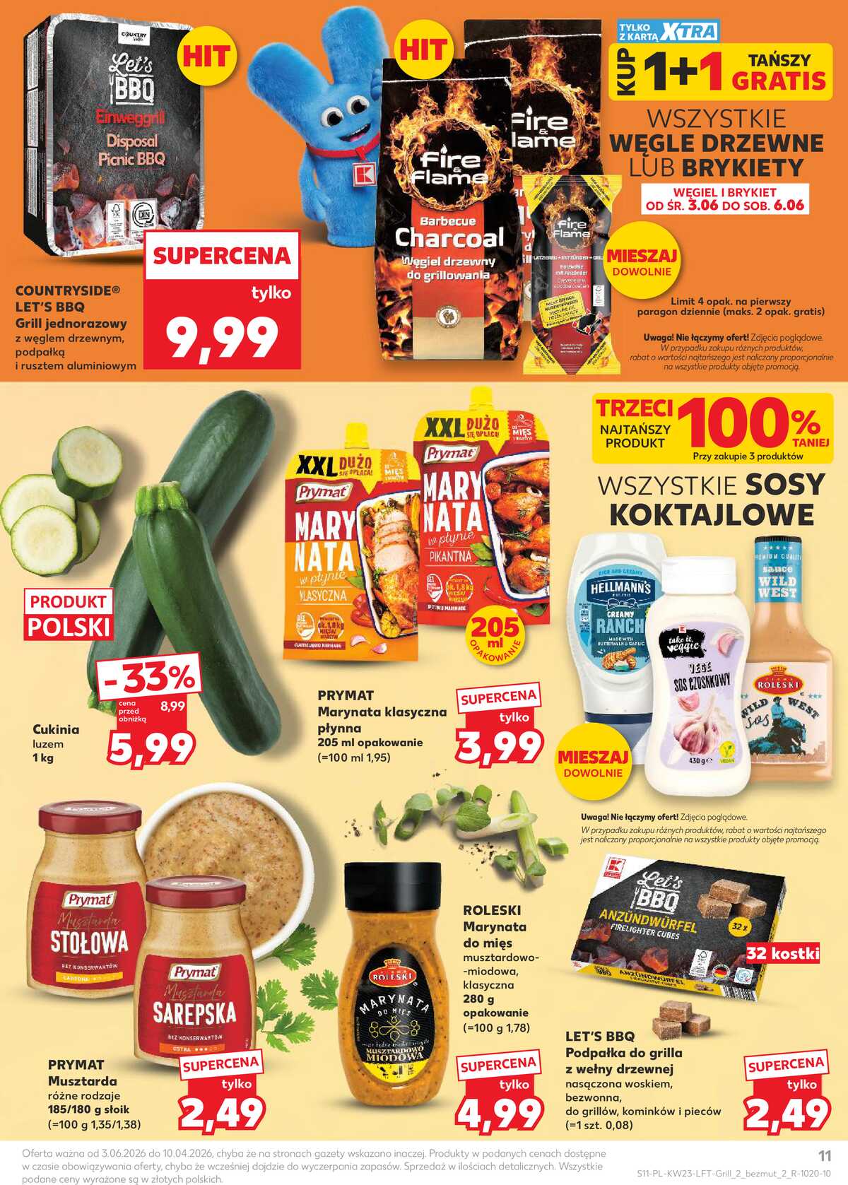 Leták Kaufland Polsko 3.6.-10.6.2026 - Noviny týdne strana 11