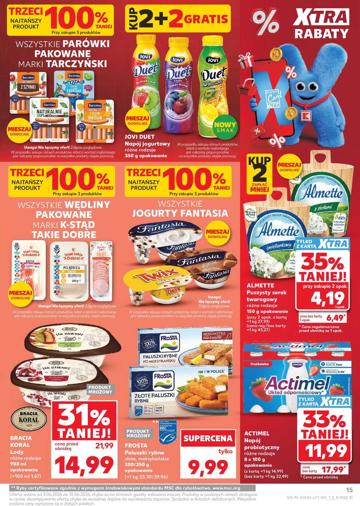 Leták Kaufland Polsko 3.6.-10.6.2026 - Noviny týdne strana 15