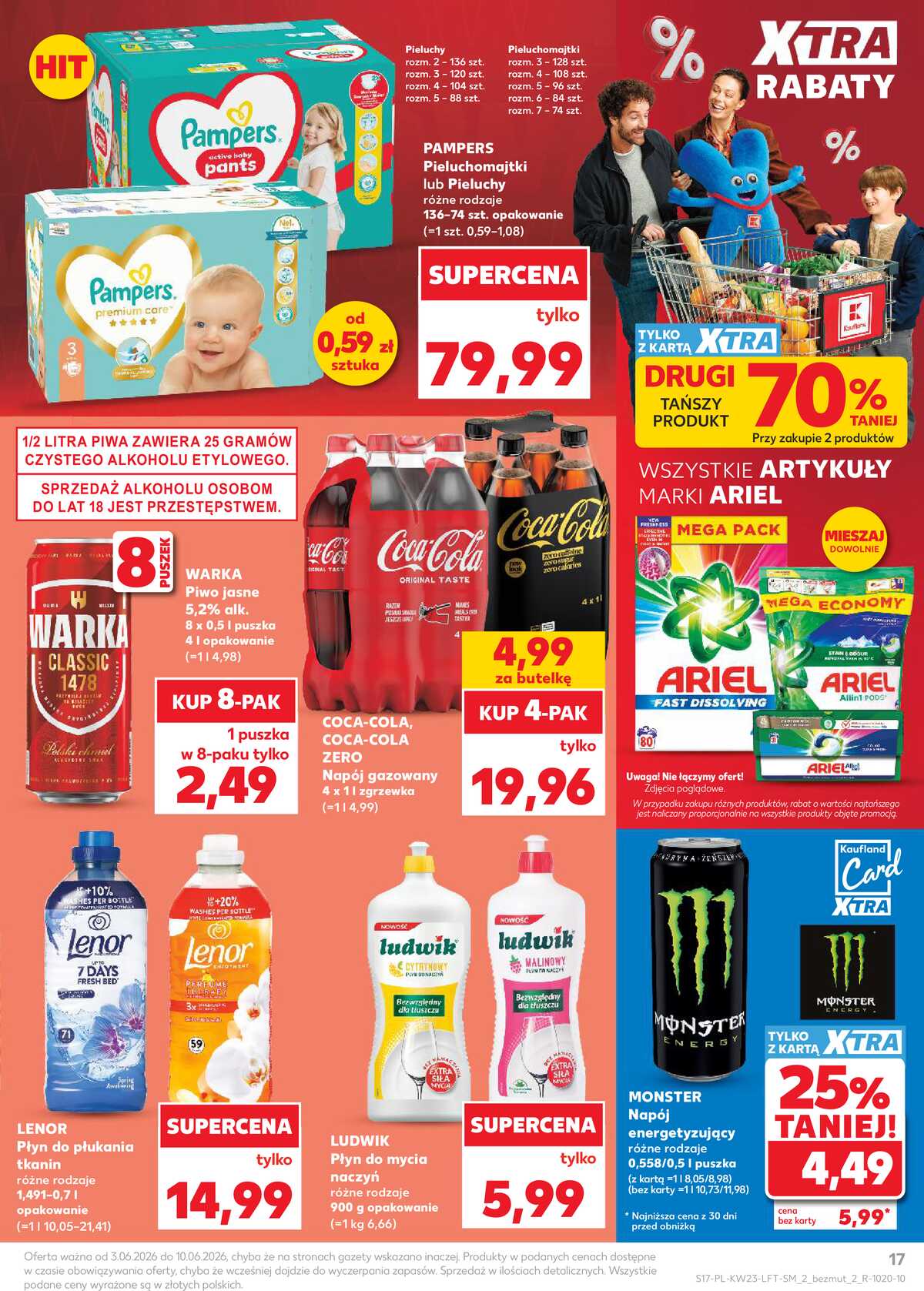 Leták Kaufland Polsko 3.6.-10.6.2026 - Noviny týdne strana 17