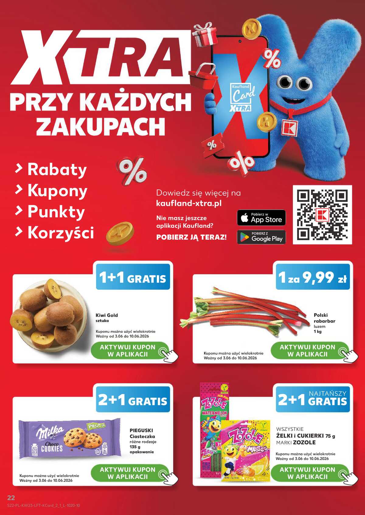 Leták Kaufland Polsko 3.6.-10.6.2026 - Noviny týdne strana 22