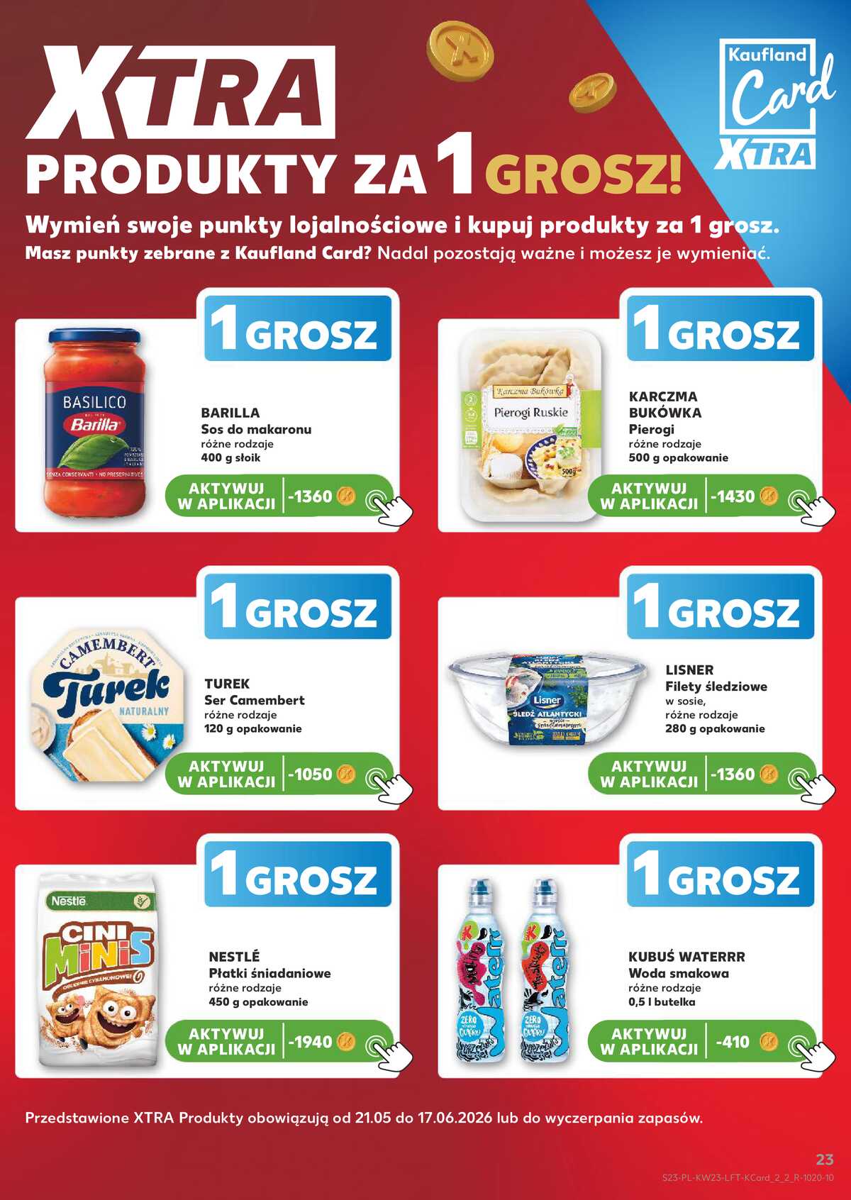 Leták Kaufland Polsko 3.6.-10.6.2026 - Noviny týdne strana 23