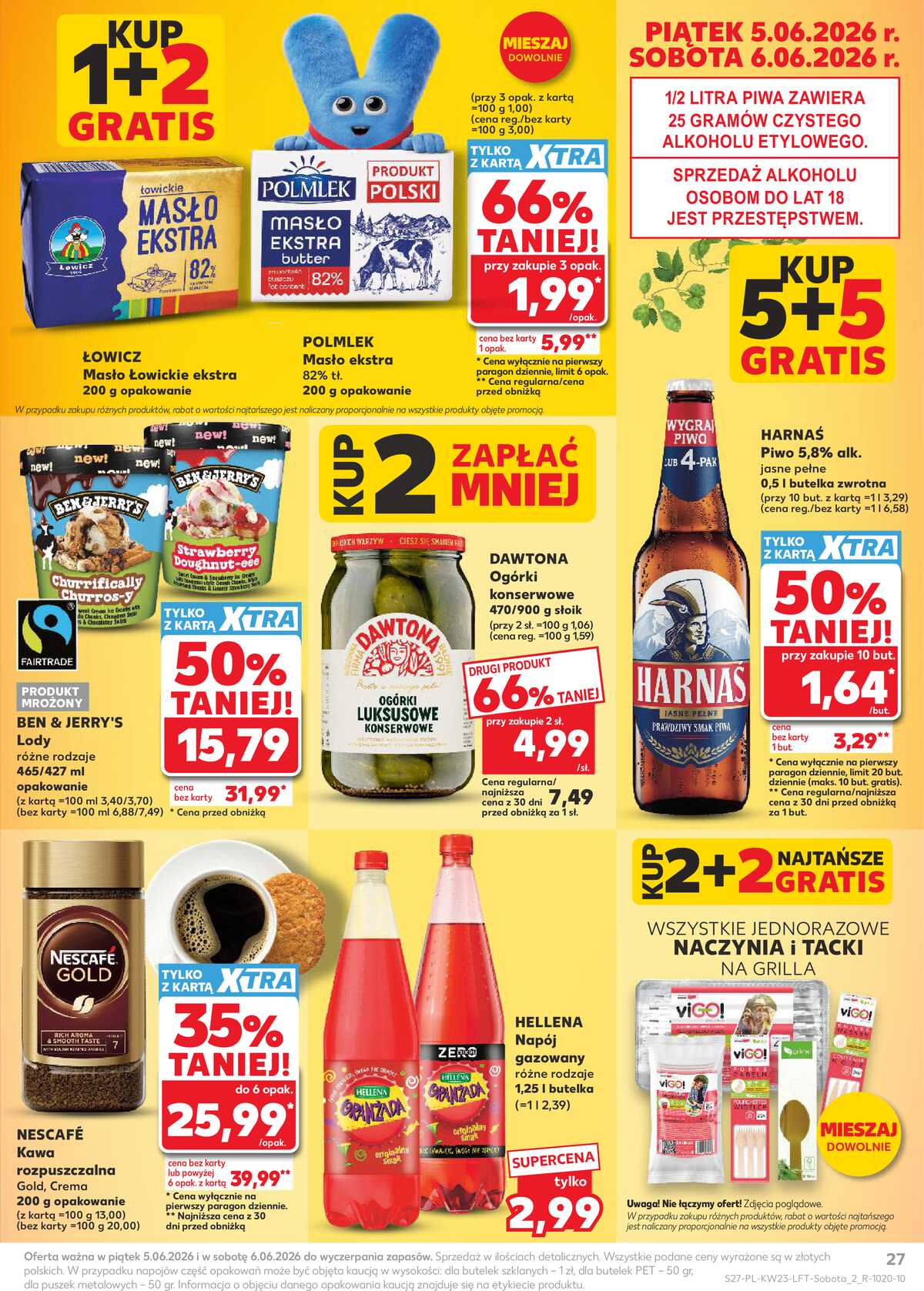 Leták Kaufland Polsko 3.6.-10.6.2026 - Noviny týdne strana 27