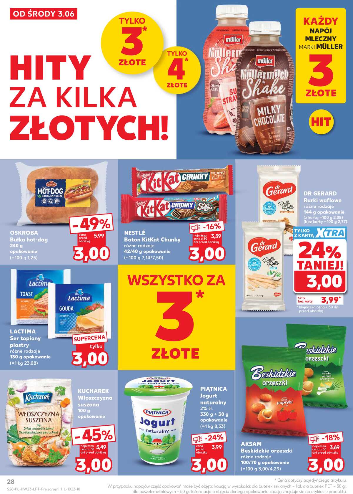 Leták Kaufland Polsko 3.6.-10.6.2026 - Noviny týdne strana 28