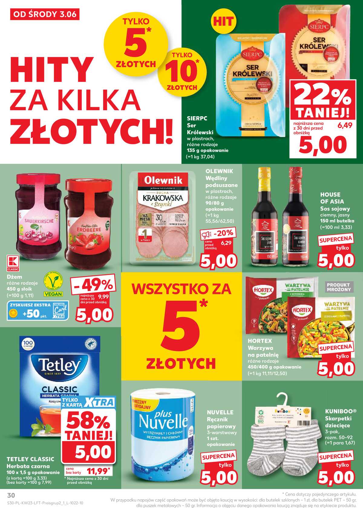 Leták Kaufland Polsko 3.6.-10.6.2026 - Noviny týdne strana 30