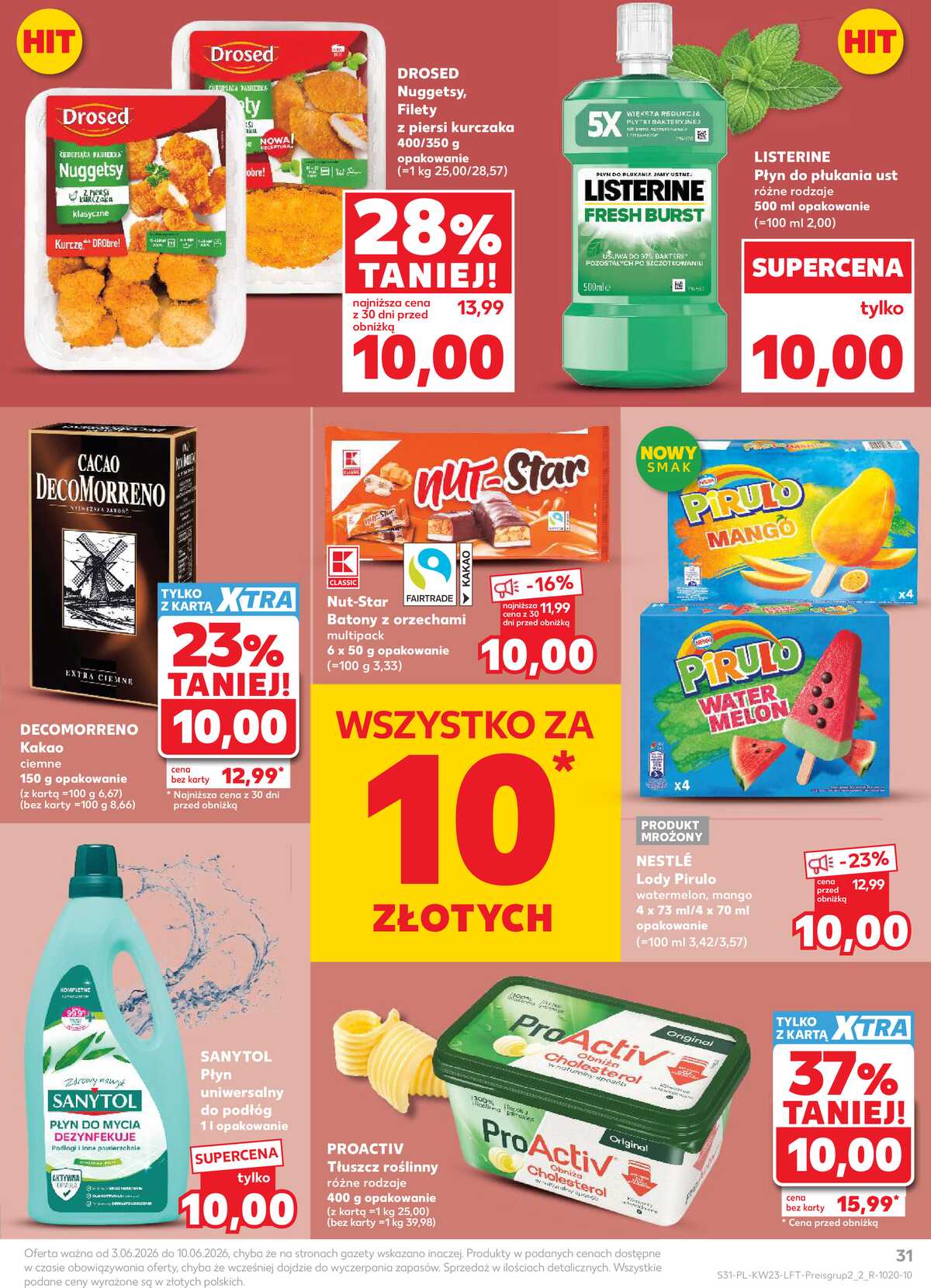 Leták Kaufland Polsko 3.6.-10.6.2026 - Noviny týdne strana 31