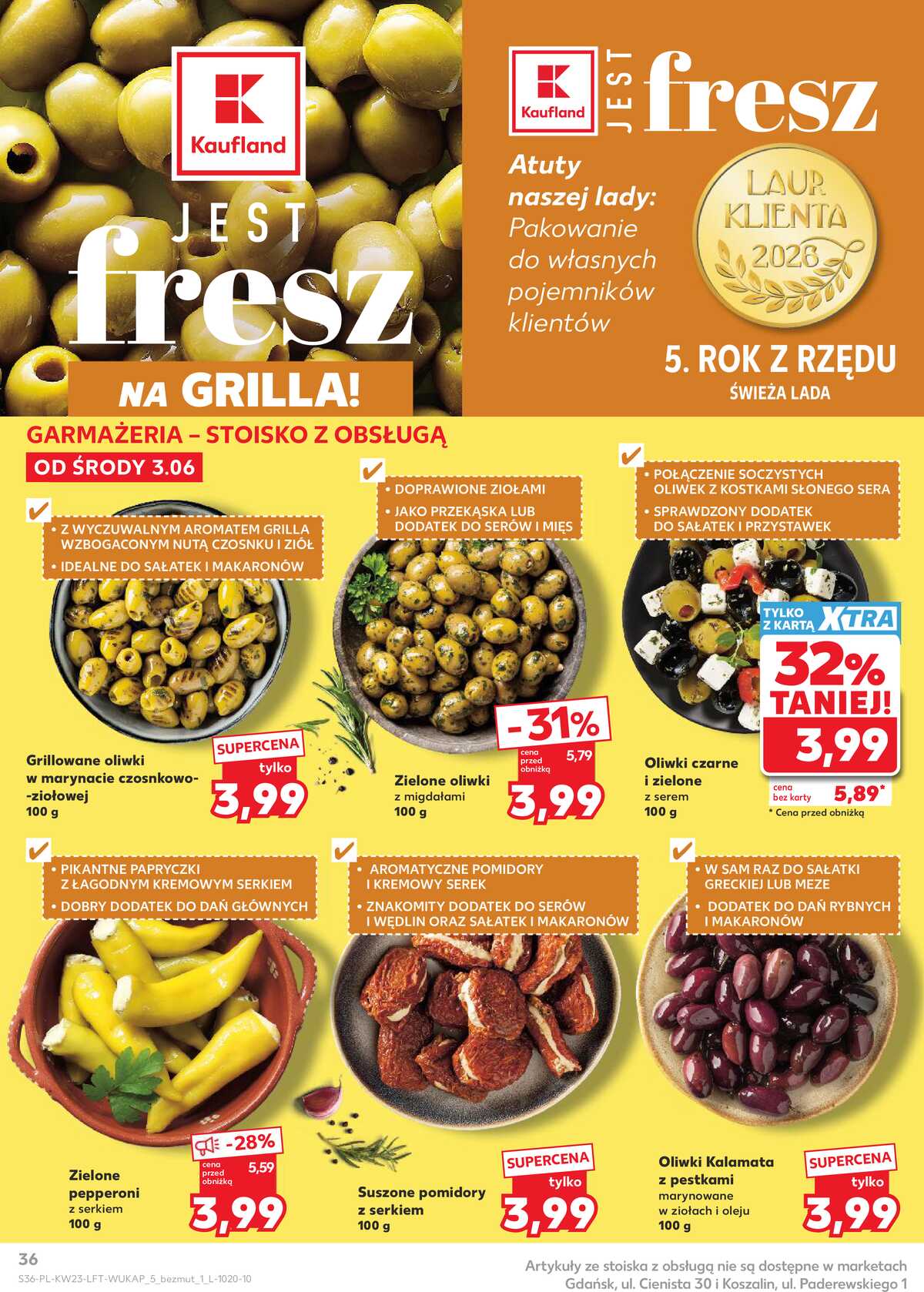 Leták Kaufland Polsko 3.6.-10.6.2026 - Noviny týdne strana 36