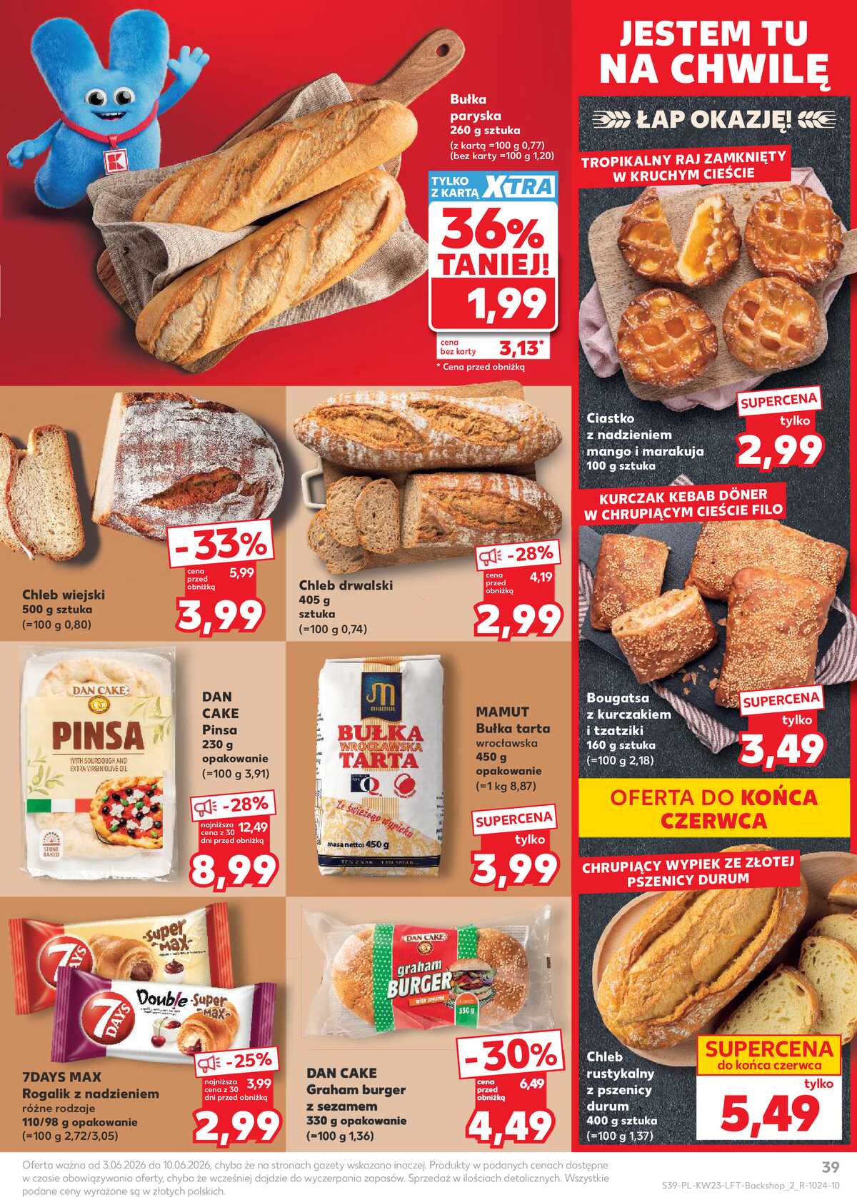 Leták Kaufland Polsko 3.6.-10.6.2026 - Noviny týdne strana 39