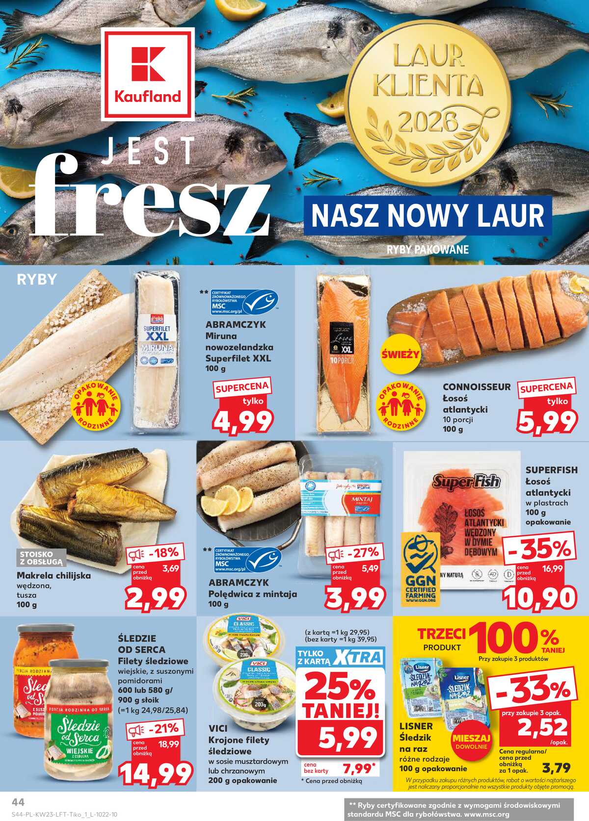 Leták Kaufland Polsko 3.6.-10.6.2026 - Noviny týdne strana 44