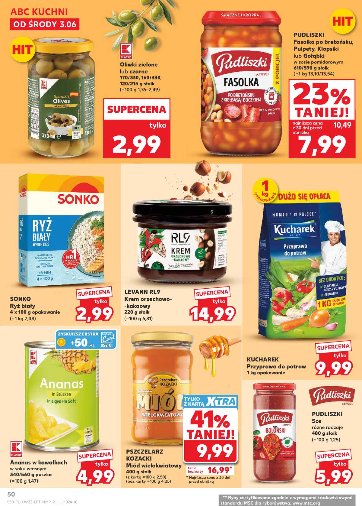 Leták Kaufland Polsko 3.6.-10.6.2026 - Noviny týdne strana 50