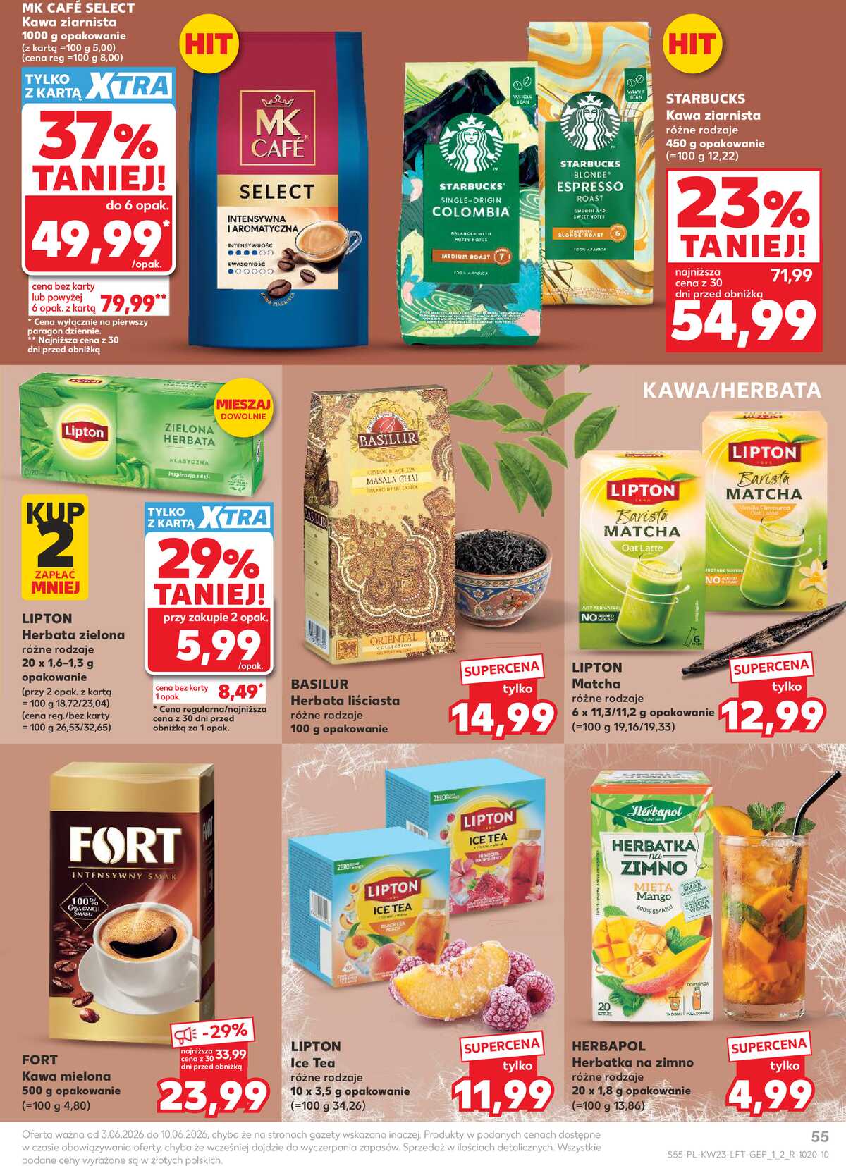 Leták Kaufland Polsko 3.6.-10.6.2026 - Noviny týdne strana 55