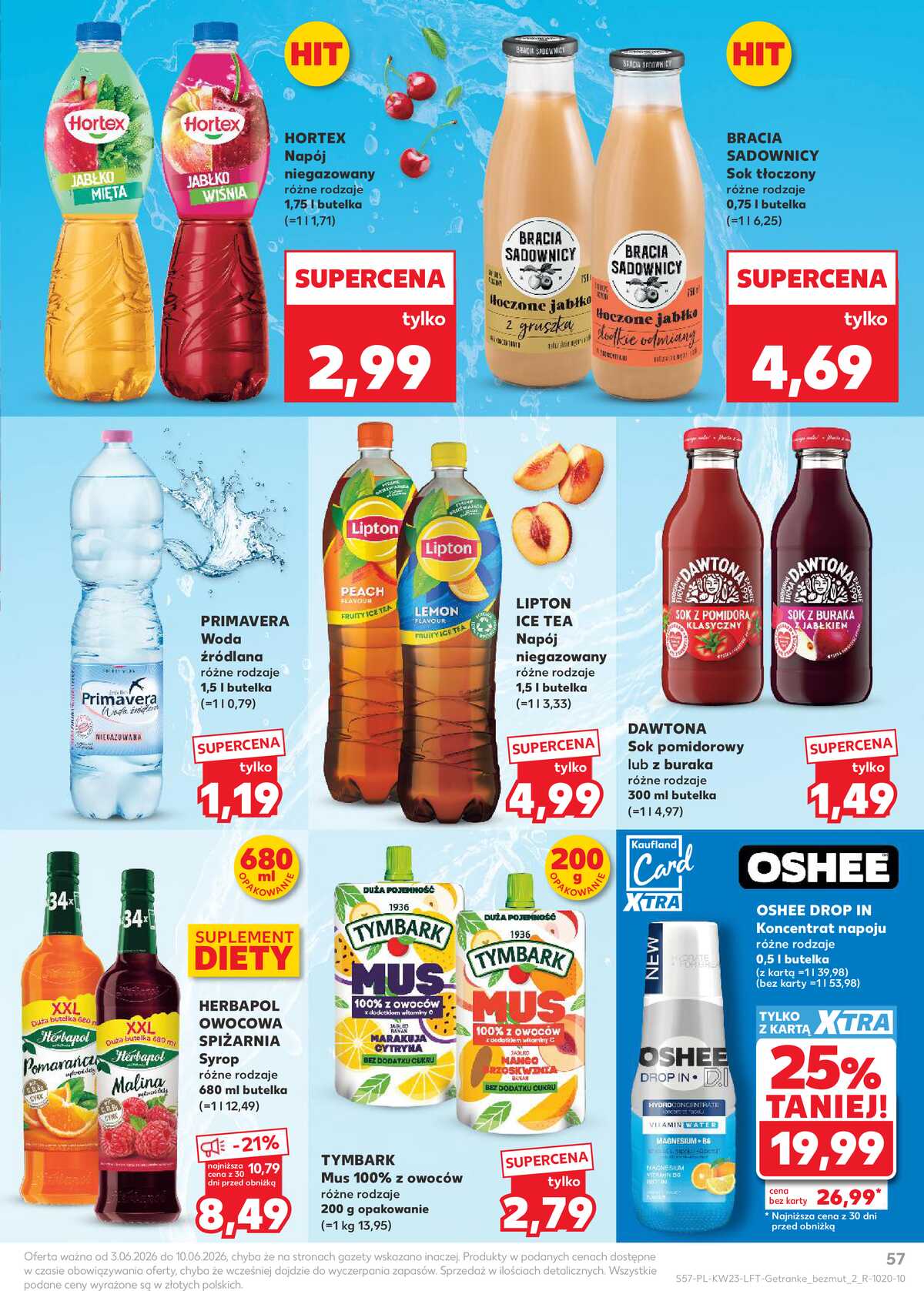 Leták Kaufland Polsko 3.6.-10.6.2026 - Noviny týdne strana 57