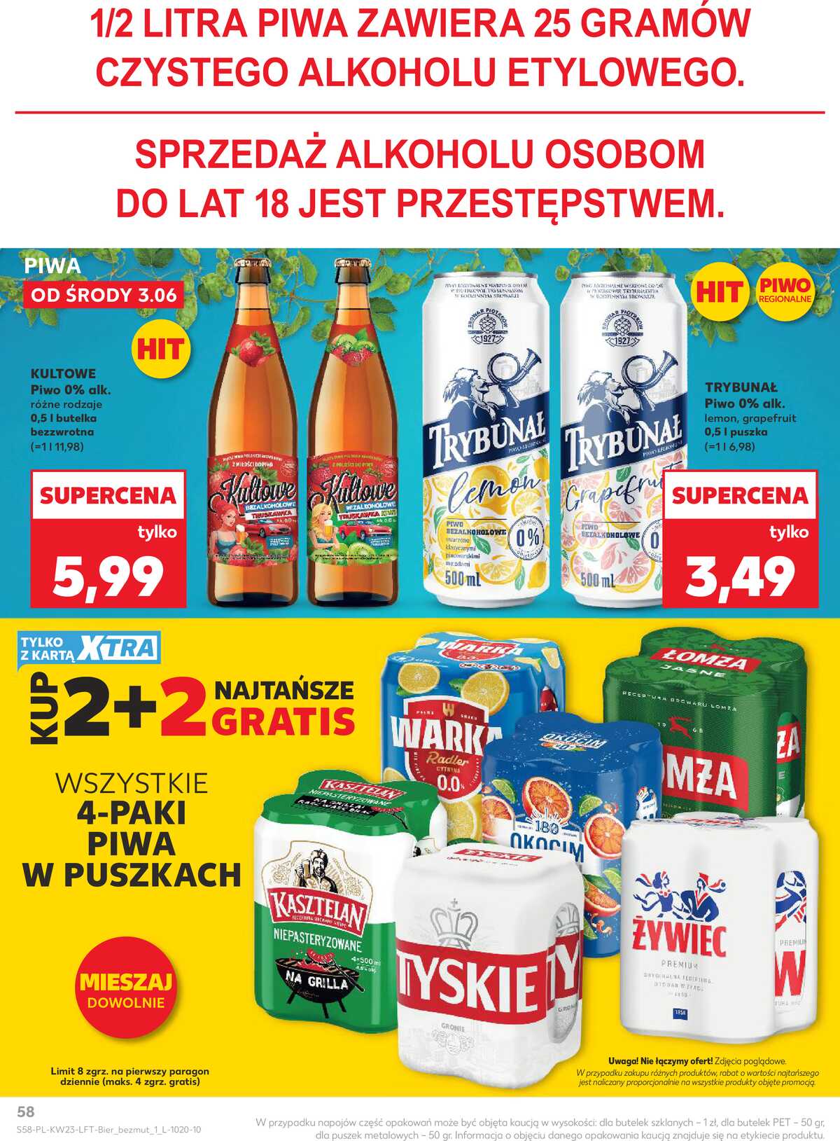 Leták Kaufland Polsko 3.6.-10.6.2026 - Noviny týdne strana 58