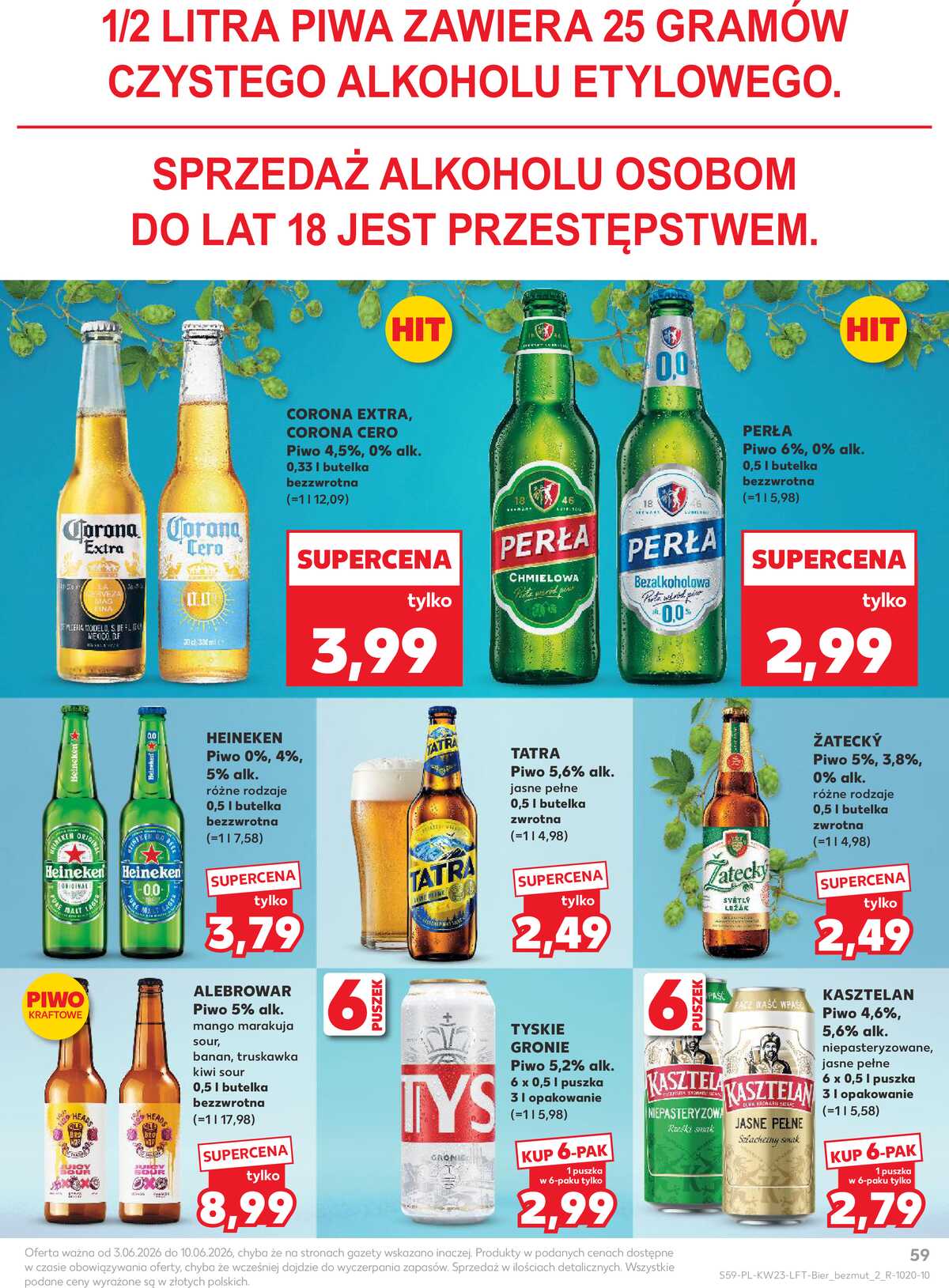 Leták Kaufland Polsko 3.6.-10.6.2026 - Noviny týdne strana 59