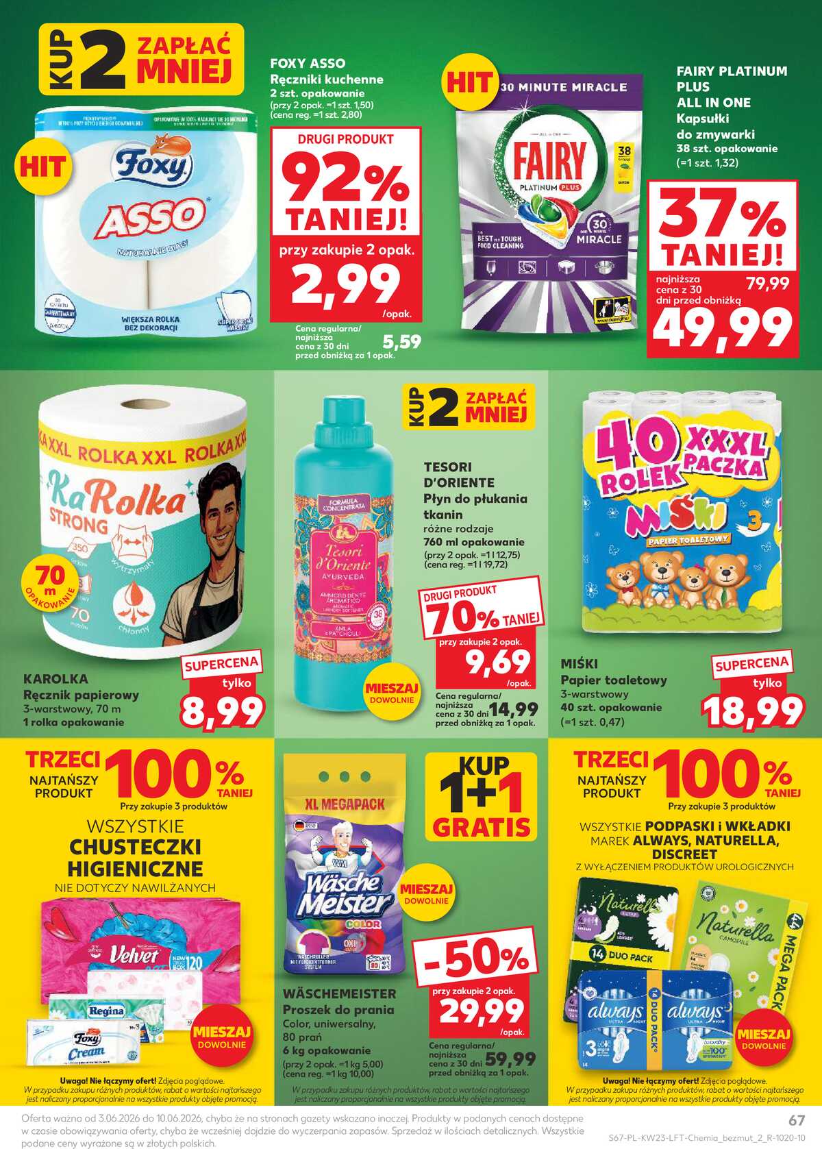 Leták Kaufland Polsko 3.6.-10.6.2026 - Noviny týdne strana 67