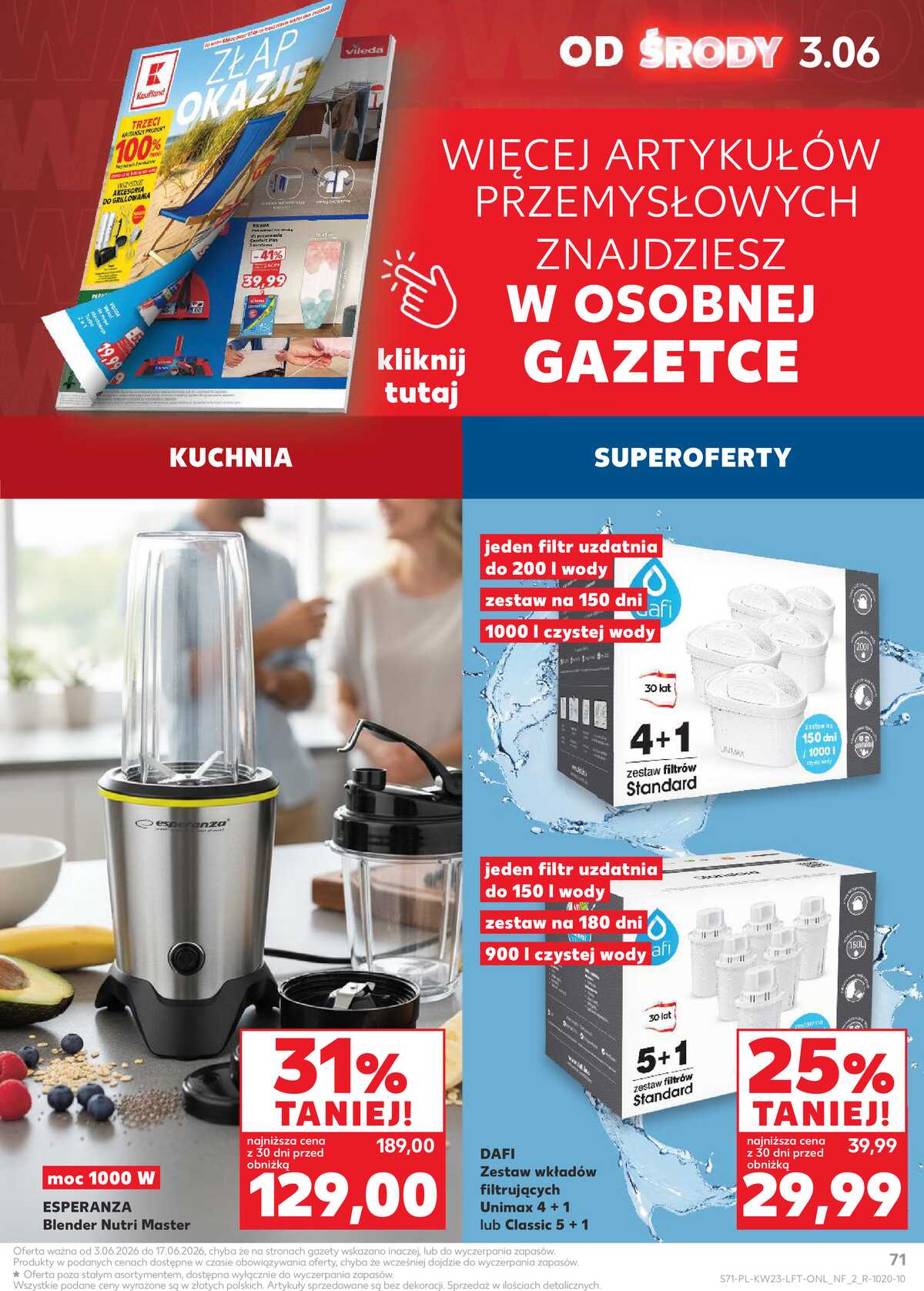 Leták Kaufland Polsko 3.6.-10.6.2026 - Noviny týdne strana 71